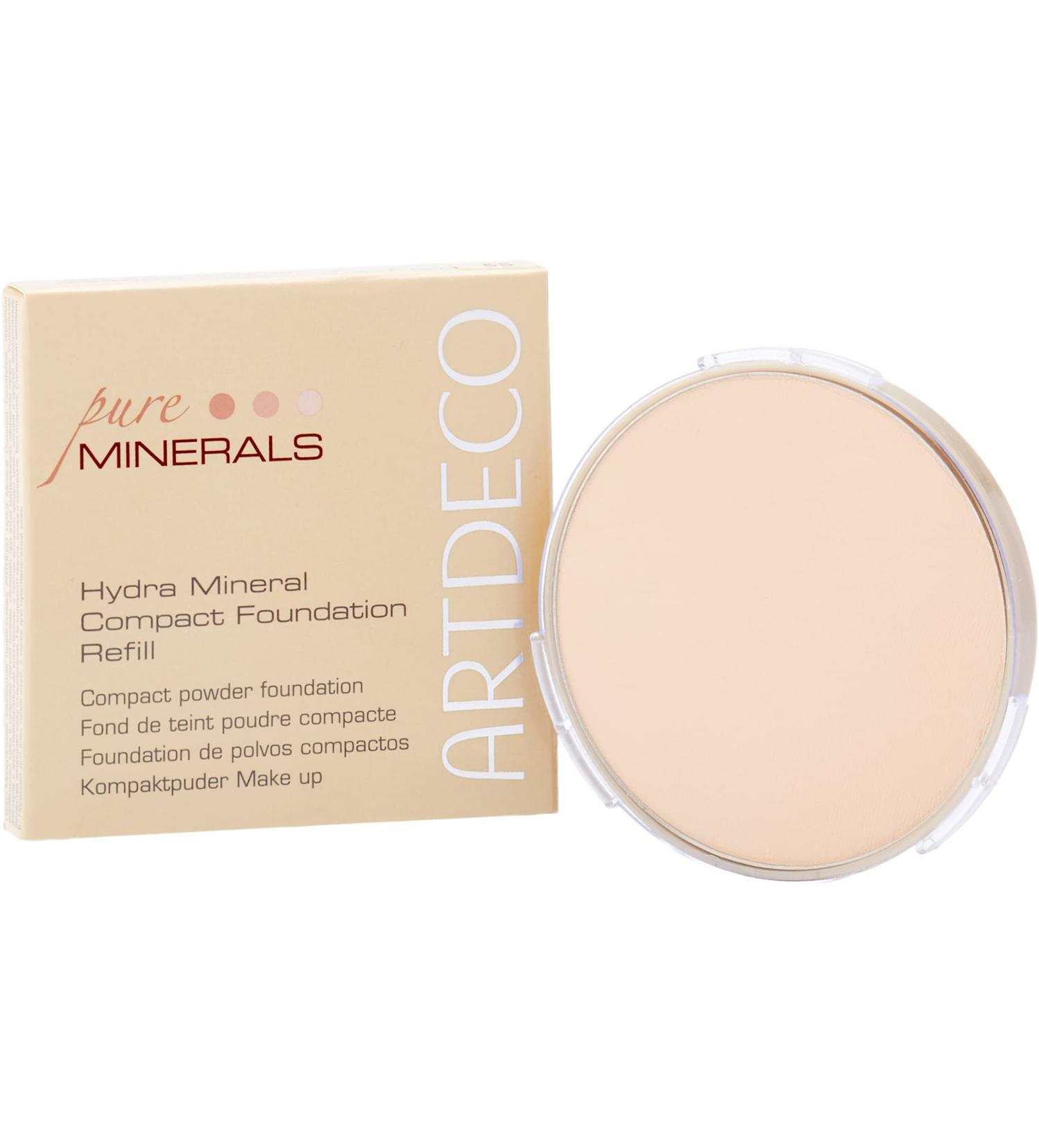 Artdeco Hydra Mineral Compact Foundation Refill - Moisturizing Loose Powder in Compact - 10g 55 Ivory | International Shipping Available - Buy Online on GoSupps.com
