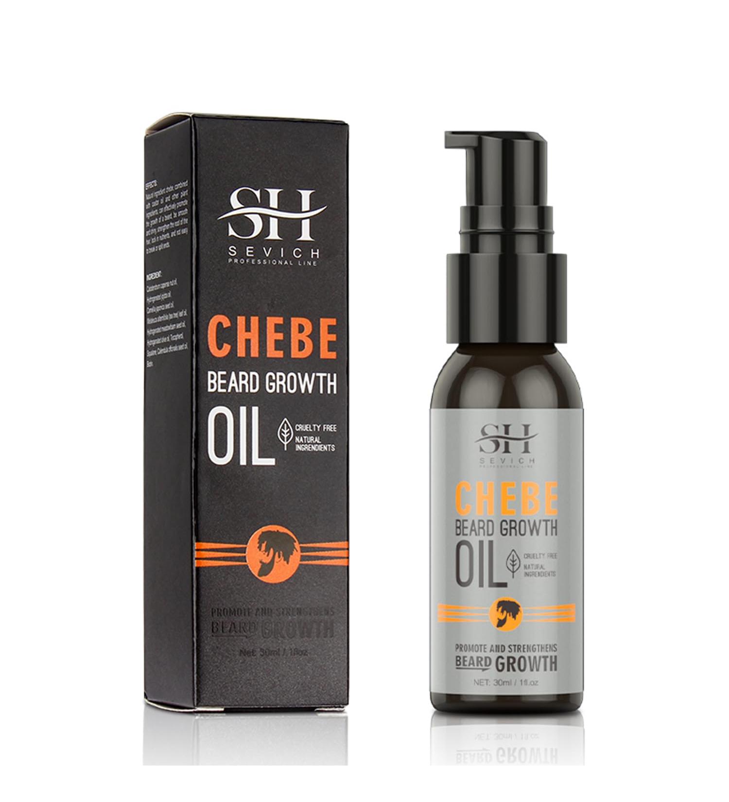 SEVICH Chebe Beard Growth Oil - Natural African Essence for Moisture & Strengthen Beard | 30ml Regrowth & Skin Refresh - Buy Online on GoSupps.com