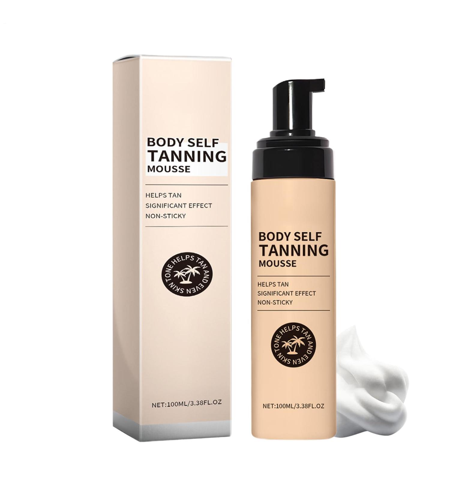  Generisch Nourishing self-tanning mousse for the skin - 100 ml - Bronzing - For men - For summer - For outdoor activities holidays weddings parties dates - Buy Online on GoSupps.com