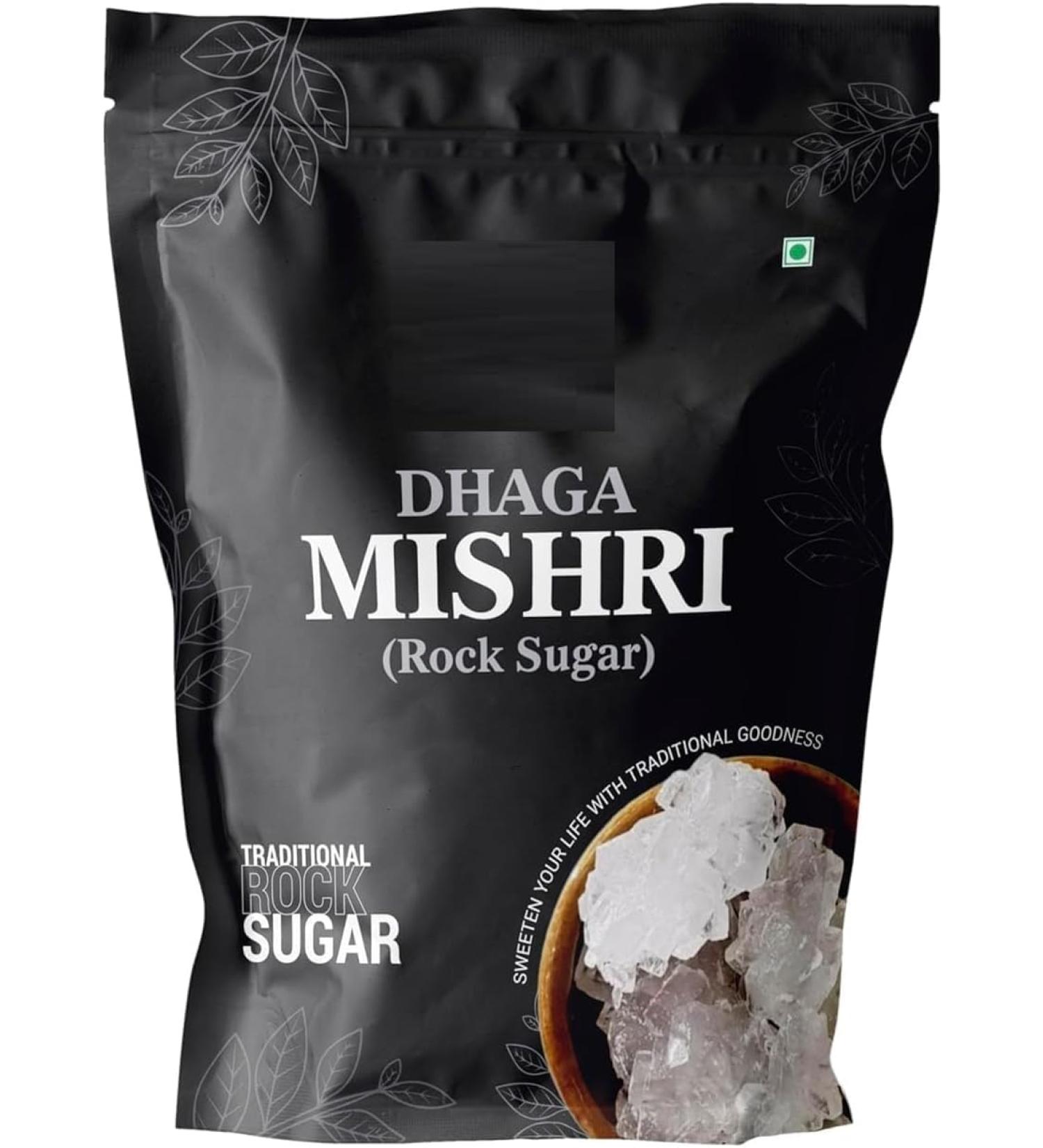 SM Dhaga Mishri 900 g | Sucre gemme | Cristal de fil pur | Mishri Crystal - Buy Online on GoSupps.com