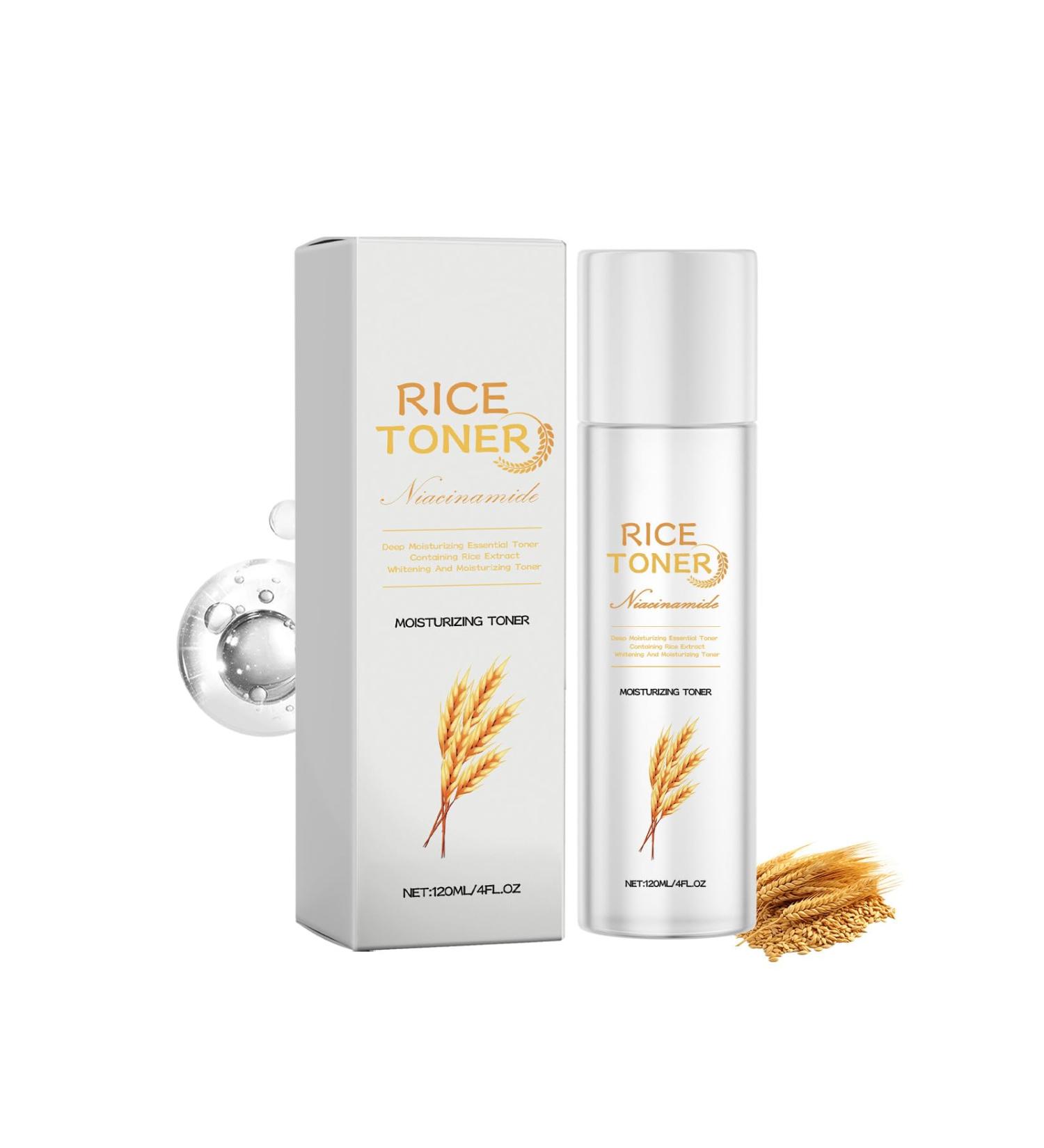 Crsetmyth Rice Pure Essential Toner 120ml Moisture Removing Milk Toner Natural Rice Face Toner Glow Toner Facial Pore Refining Facial Toner for Dry Skin Repair Sie Die Hautbarrie - Buy Online on GoSupps.com