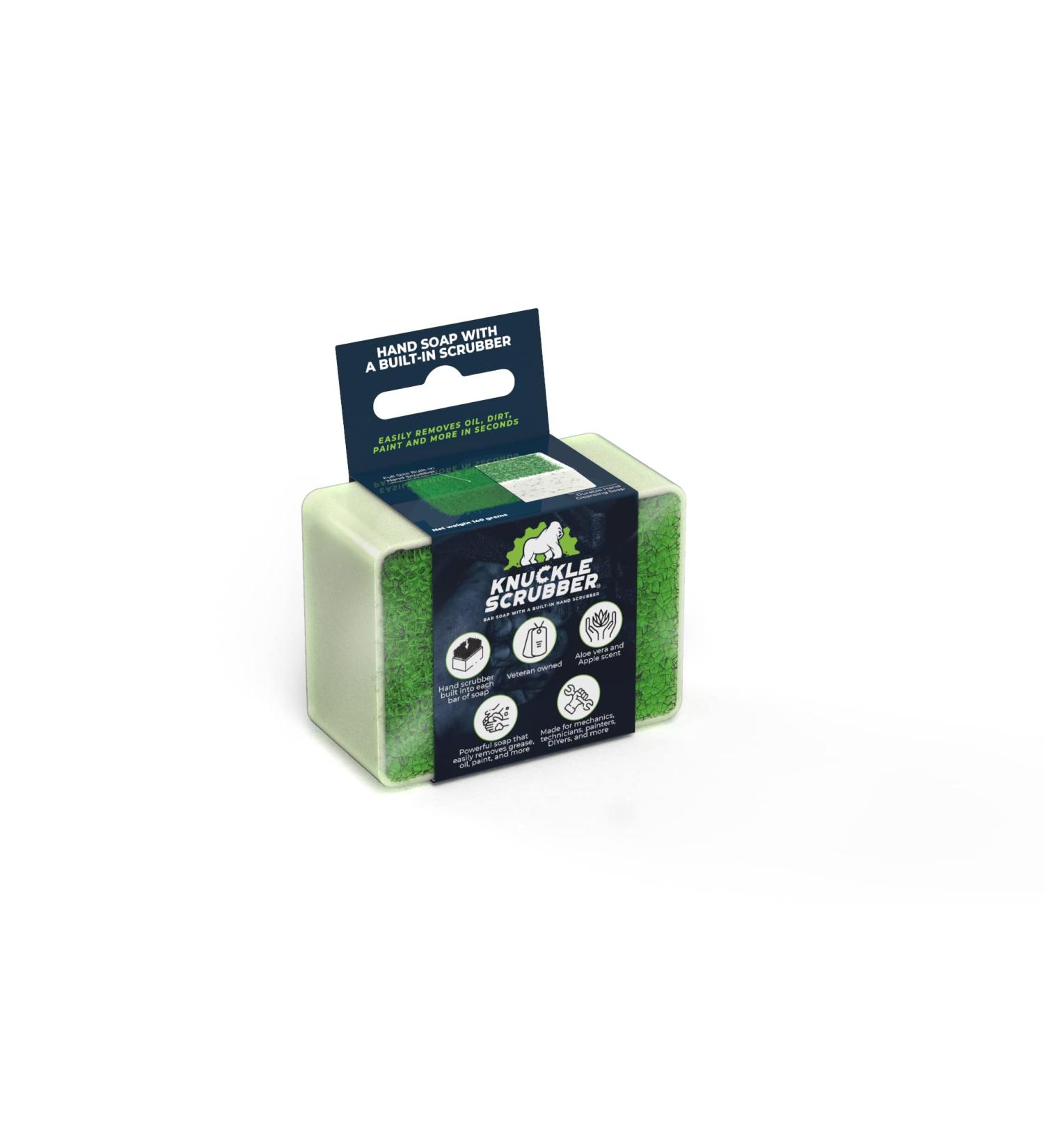 Heavy Duty Built-In Hand Scrubber - Cleans Grease Oil & Paint | All Natural Moisturizing Hand Cleaner with Aloe Vera | 2 Pack for Auto Mechanics & Industrial Use - Buy Online on GoSupps.com