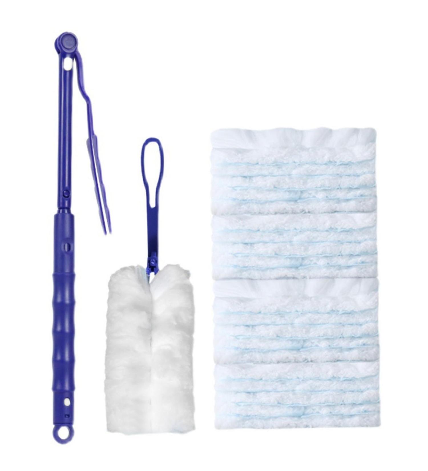 Electrostatic Duster 42Pcs/Set Extendable Duster Handheld Disposable Duster for Cleaning 2 Handles with 40 Refills Cleaning Supplies - Buy Online on GoSupps.com