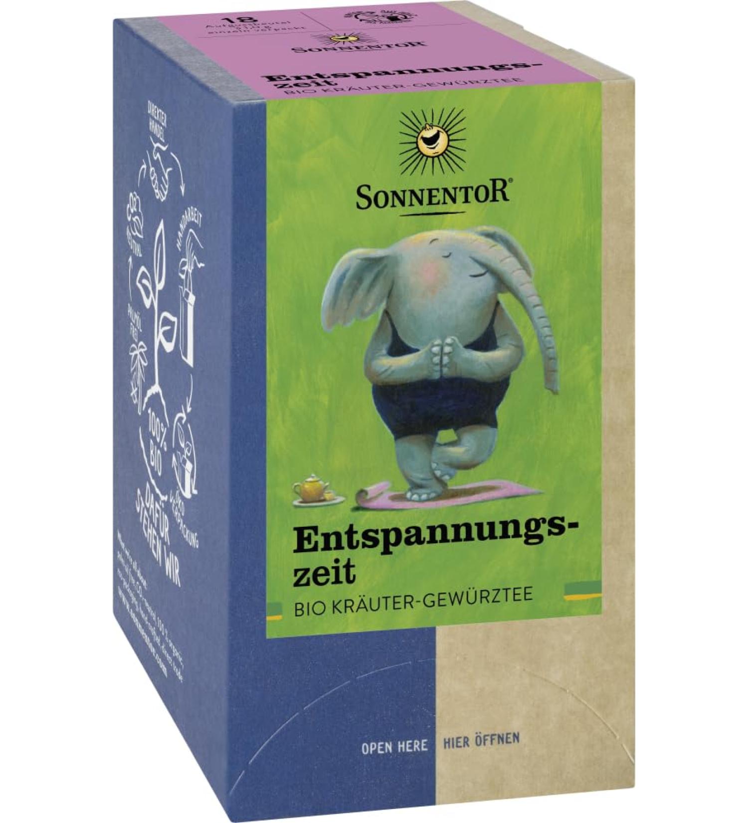 Sonnentor SONNENTOR Pack of 18 Relaxing Herbal Tea Bags 18g