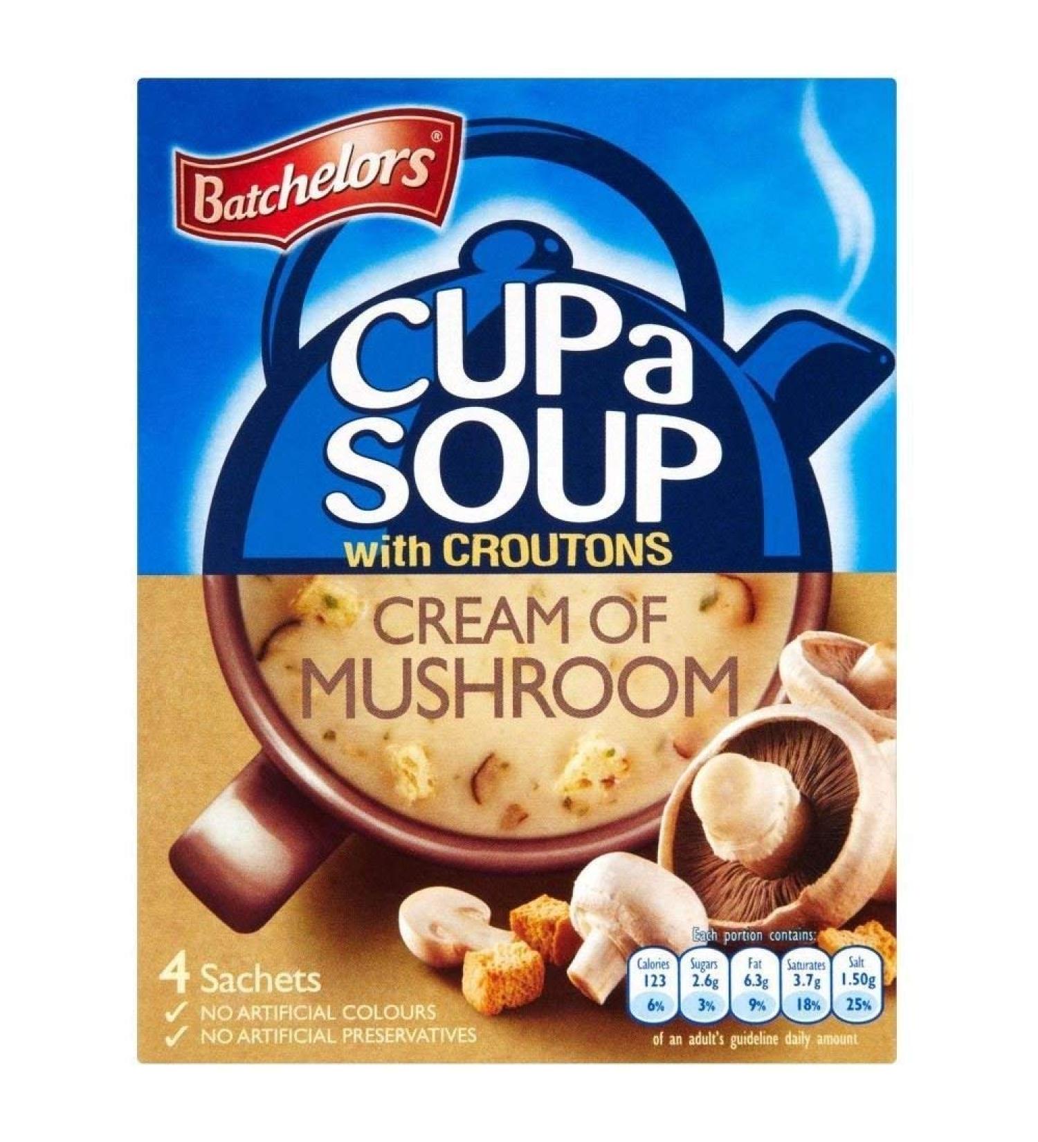 Batchelors Batchelors Soup Cup with Mushroom Cream Croutons (4 Per Pack - 99g)