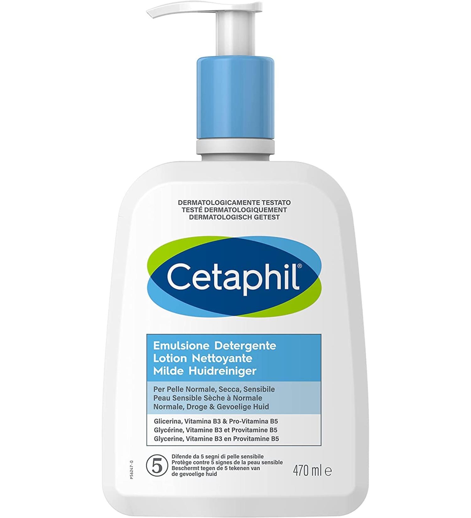 Cetaphil Sensitive Skin Face and Body Cleansing Lotion 460ml