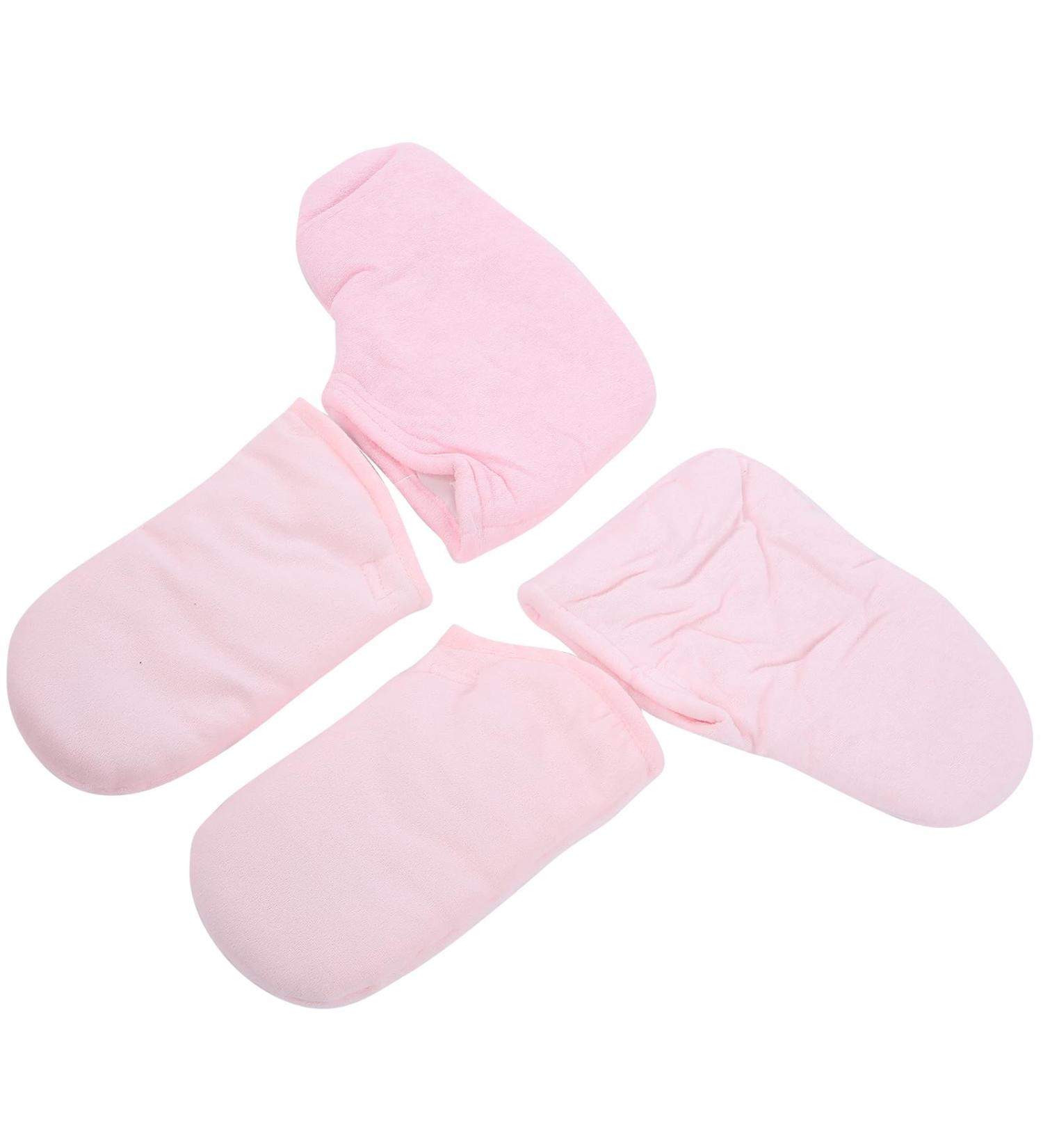 Mitaines Chaudes de Soin des Pieds et des Mains en Paraffine avec Couvre-pieds pour le Traitement SPA Ensemble de Isol s - Buy Online on GoSupps.com