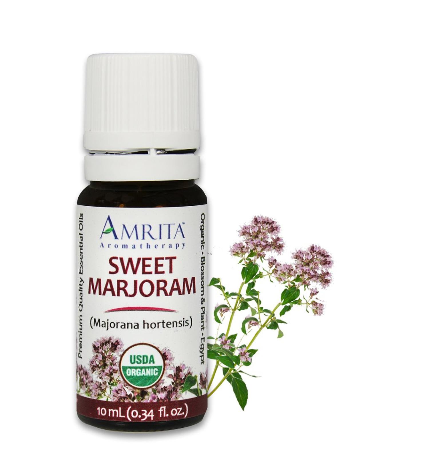Organic Sweet Marjoram Essential Oil 100% Pure Undiluted Majorana hortensis Therapeutic Grade Premium Quality Aromatherapy Oil Tested & Verified 5ML 0.17 Fl Oz (Pack of 1) - Buy Online on GoSupps.com