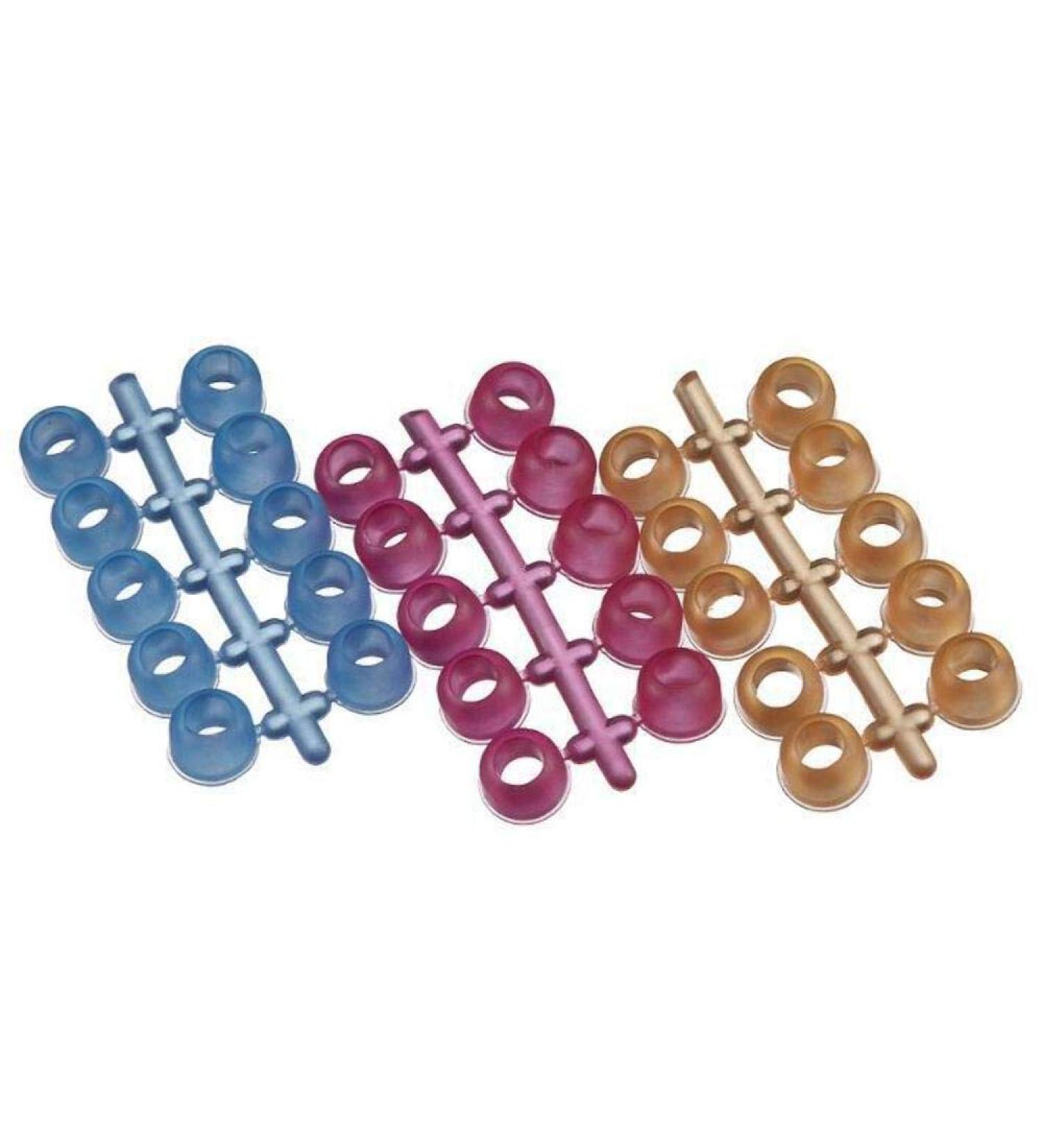 LeMieux Easy Stud Plugz for Horseshoe - Pink - Rubber - Reusable - One Size - Pack of 6