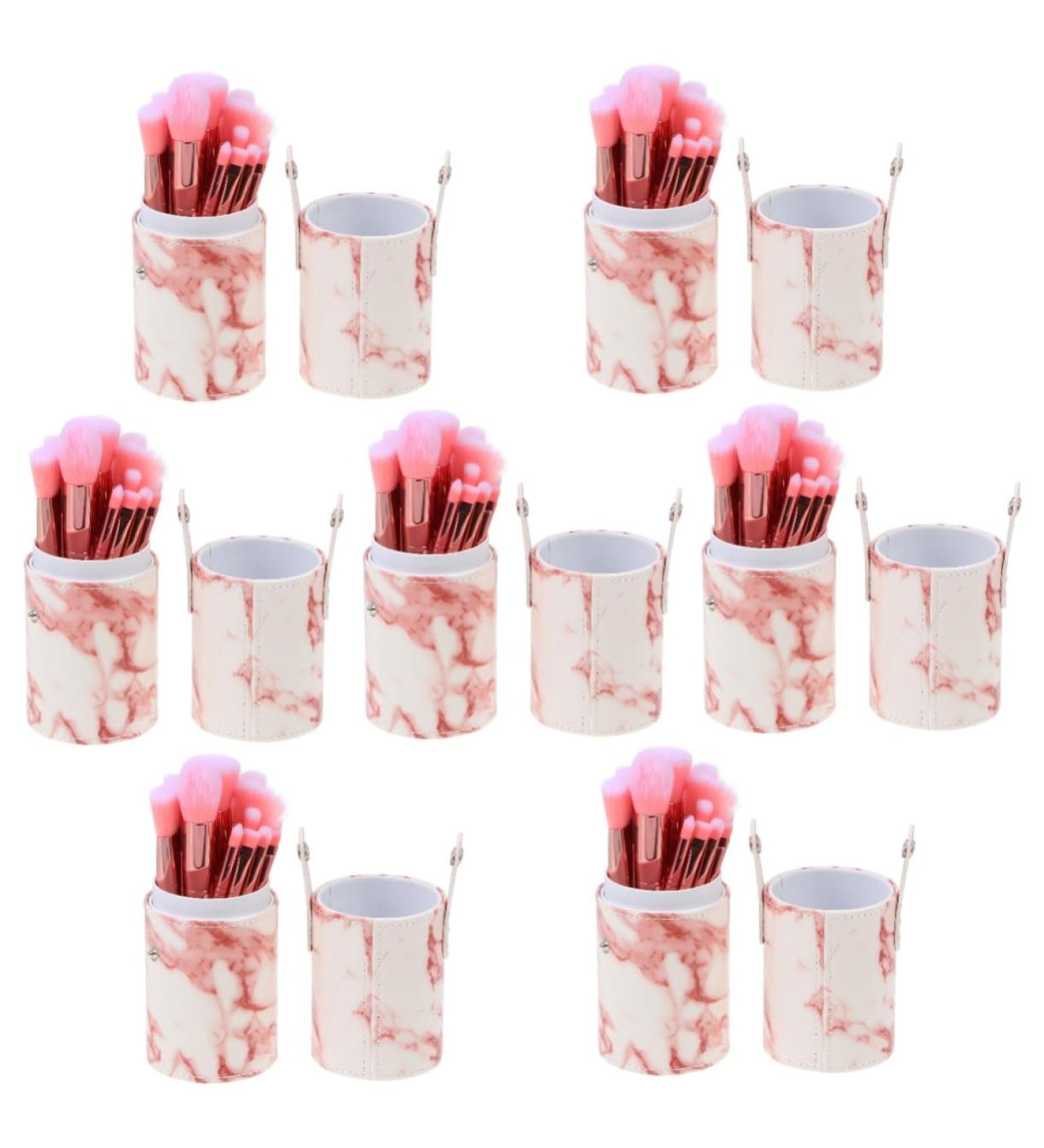 7-Piece Makeup Brush Set - Professional Quality Cosmetic Tools for Flawless Application | Ideal for Dresser & Travel - Buy Online on GoSupps.com