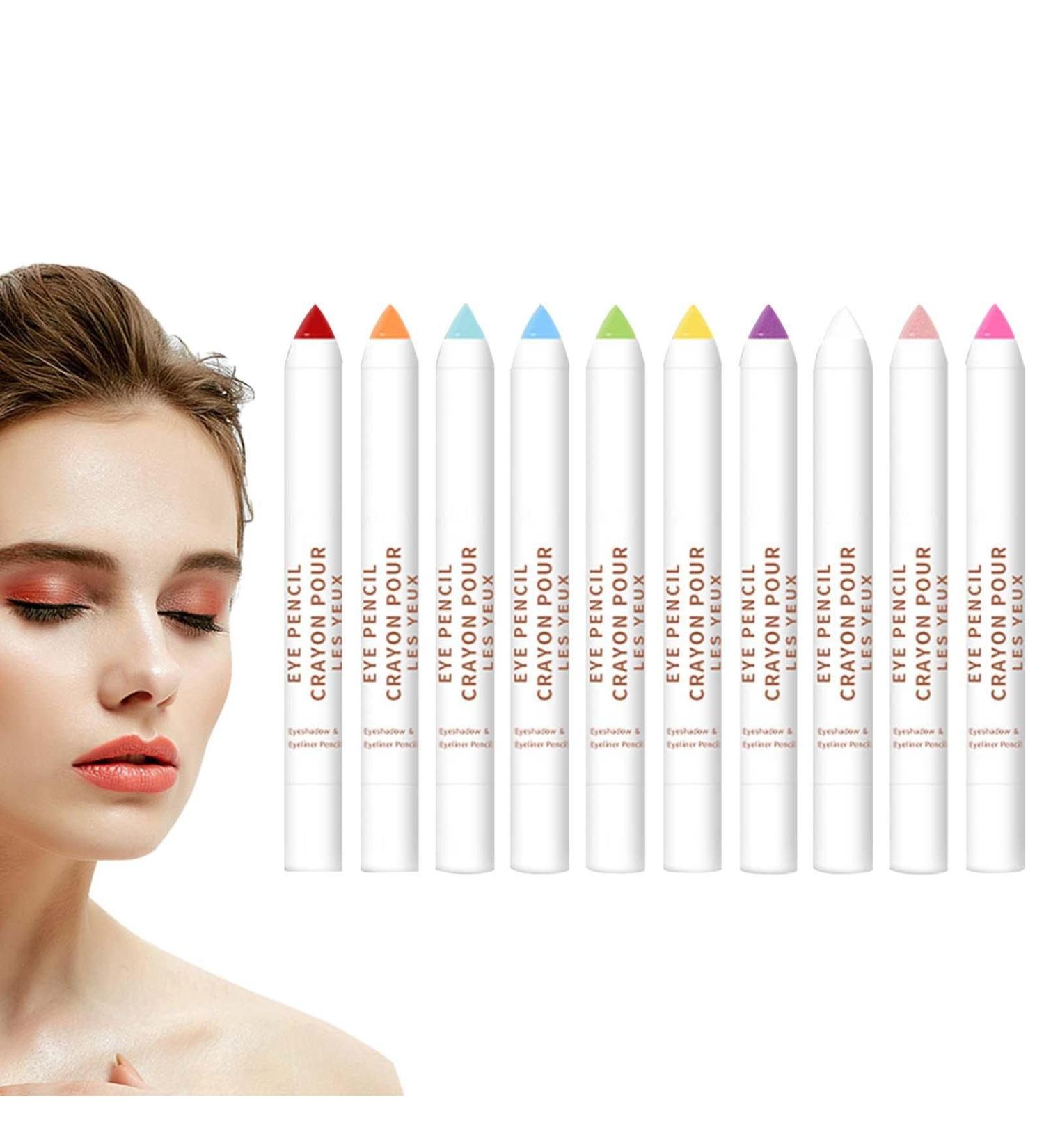 Eyeshadow Stick Set - Waterproof Eyeshadow Pencil with | Highlighting Pigmented Shiny Eyeshadow Pencil Waterproof Classy for Shimmer Eye Sritob - Buy Online on GoSupps.com