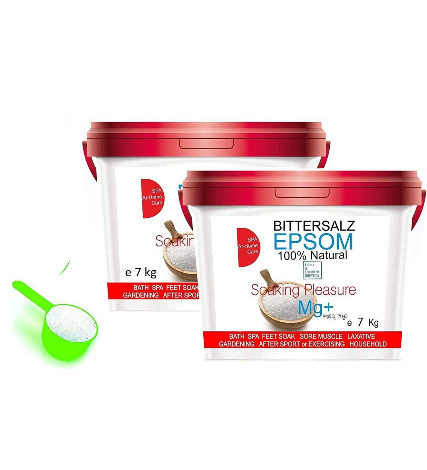 Organic Magnesium Epsom Salt - Bath Salts and Tired Legs Calluses Muscle Recovery Relaxation Magnesium Skin Recharge Ex - Buy Online on GoSupps.com