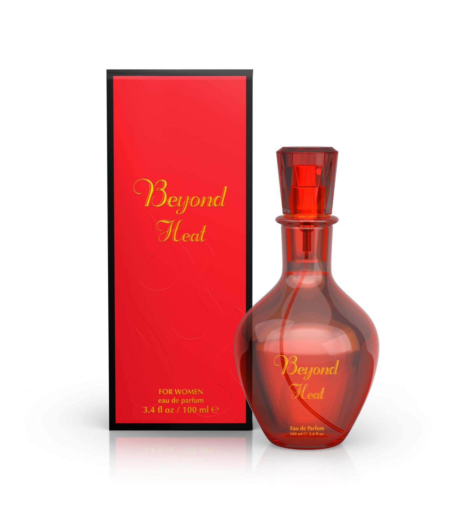 Womens Perfume - INSPIRED by BYONC'S HEAT Perfume For Women - Sweet Fruity Amber Captivating - Peach Orchid Almond Amber - (100 ml / 3.4 fl oz)