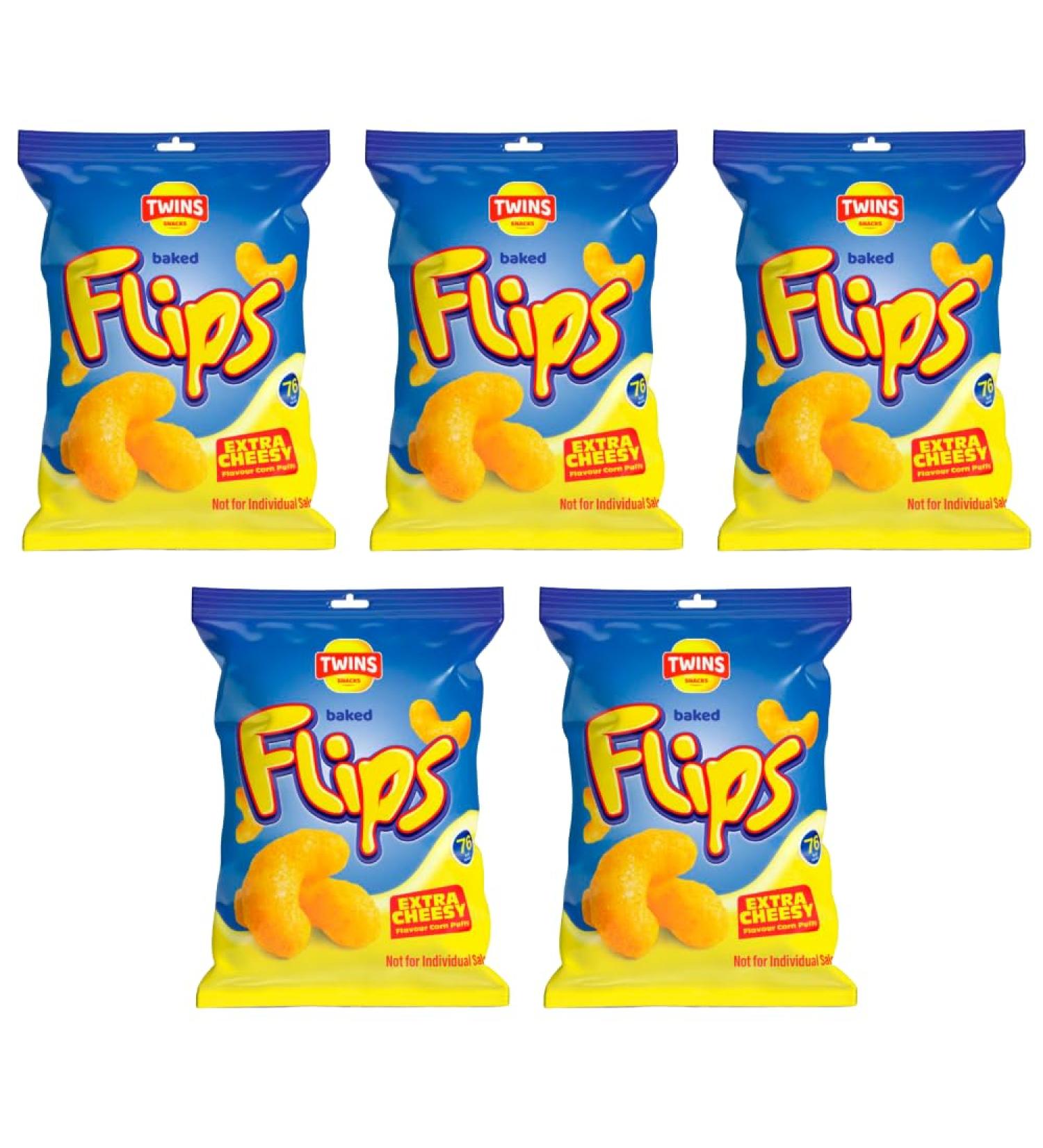 Baked Corn Puffs Suitable for Vegetarians | FabFinds Mug (Extra Cheesy 96g 5 Pack)
