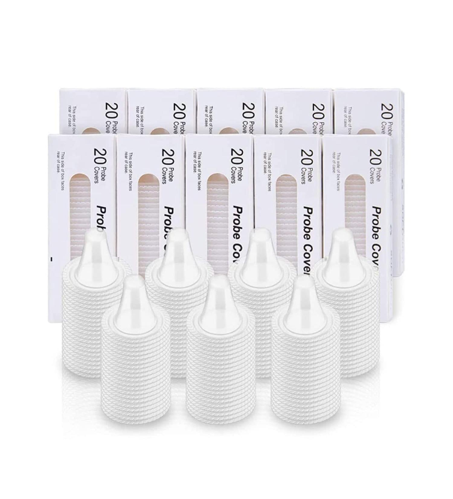 200Pack Ear Thermometer Probe Covers Lens Filters Refill Refill Covers for All themometer Thermometer Models Digital Thermometers Disposable Covers - Buy Online on GoSupps.com
