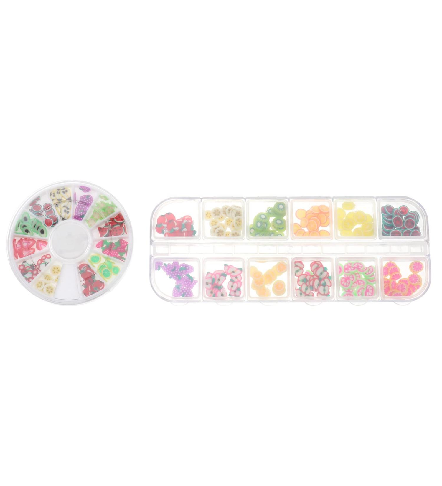 FOMIYES 72 Boxes Fruit Slice Diy Manicure Lip Gloss Base Clay Fruit Slices Nail Adornos Para Mesa De Fruit Slice Embellishments Resin Charms Cake Toppers Decor The Flowers Accessories - Buy Online on GoSupps.com
