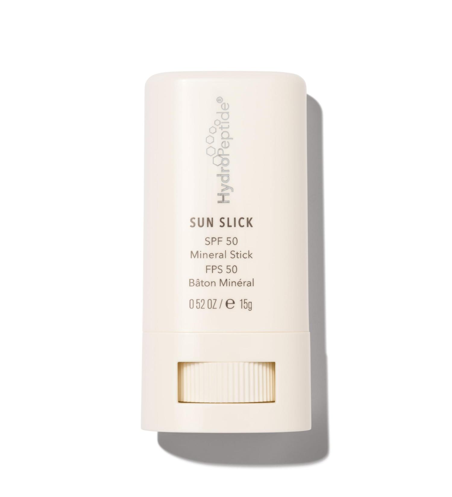 HydroPeptide Sun Slick SPF 50 Mineral Sunscreen Stick with Reparative Peptides, 0.52 Ounce (15g) - Buy Online on GoSupps.com