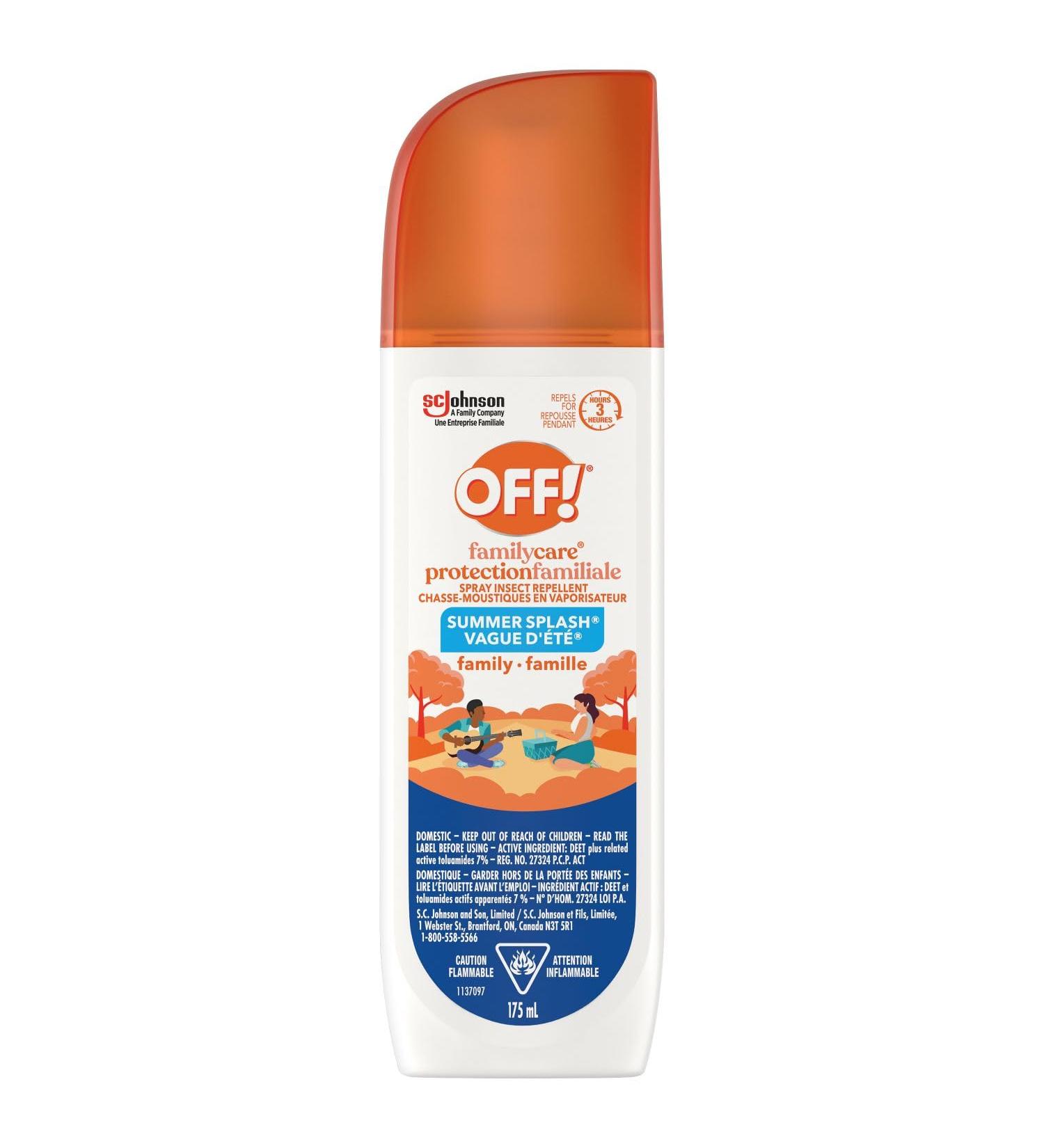 OFF! FamilyCare Insect and Mosquito Repellent with Summer Scent Bug Spray for Camping Bug Repellent Safe for Clothing 175 mL (Packaging May Vary) 175 ml (Pack of 1) Blue - Buy Online on GoSupps.com