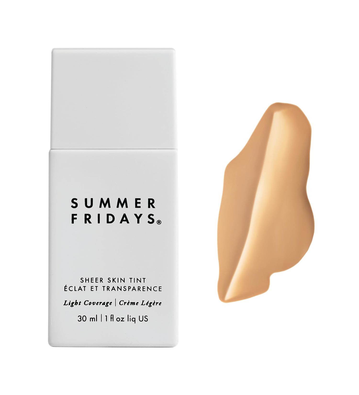 Summer Fridays Sheer Skin Tint - Tinted Moisturizer with Hyaluronic Acid | Diminish Uneven Skin Tone | Light-Medium Shade 4 (1 Fl Oz - Buy Online on GoSupps.com