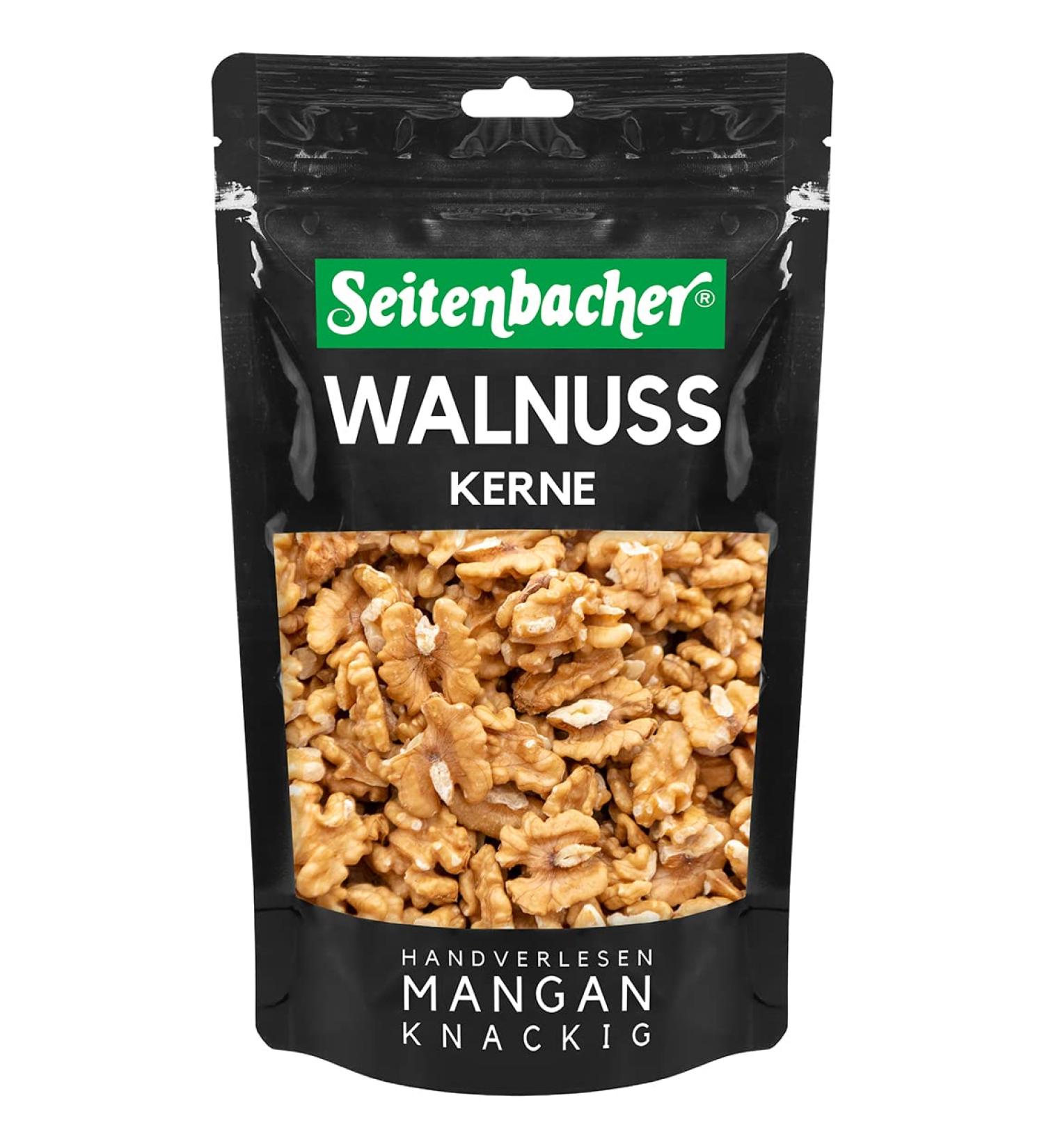 Seitenbacher Walnuts Whole Halves - 150g All-Natural No Additives International Shipping Available - Buy Online on GoSupps.com