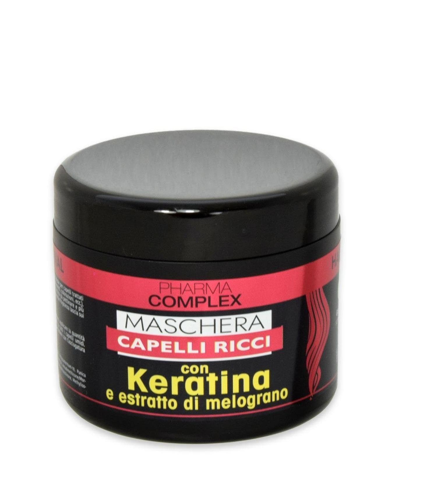 PHARMA COMPLEX Pharma Complex Curly Hair Mask with Keratin and Pomegranate Extract 500 ml