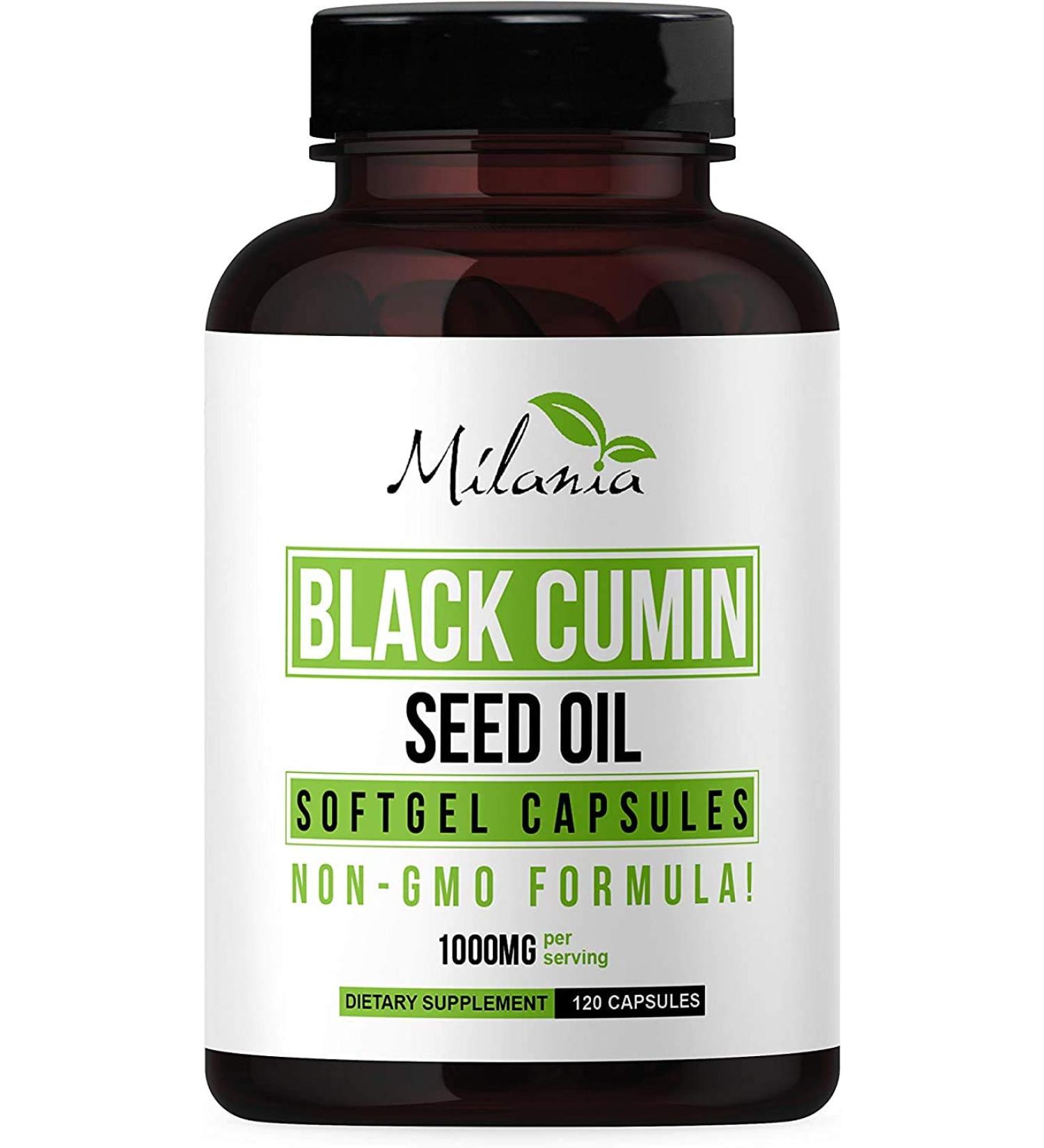 Black Seed Oil Capsules 120 Softgels - Omega 3 6 9 Supplement - Immune, Digestive & Heart Health Support - Halal, Non-GMO - 120 Count - Buy Online on GoSupps.com