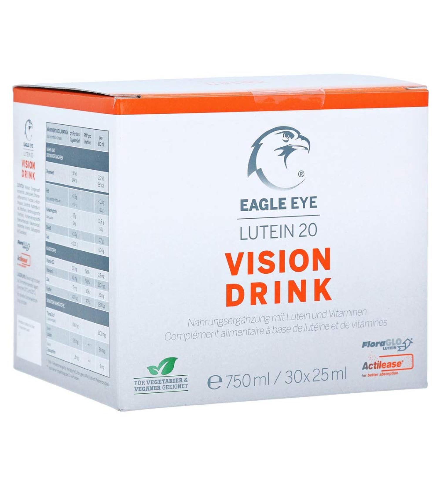 EAGLE EYE Lutein 20 Vision Drink 30x25 milliliters