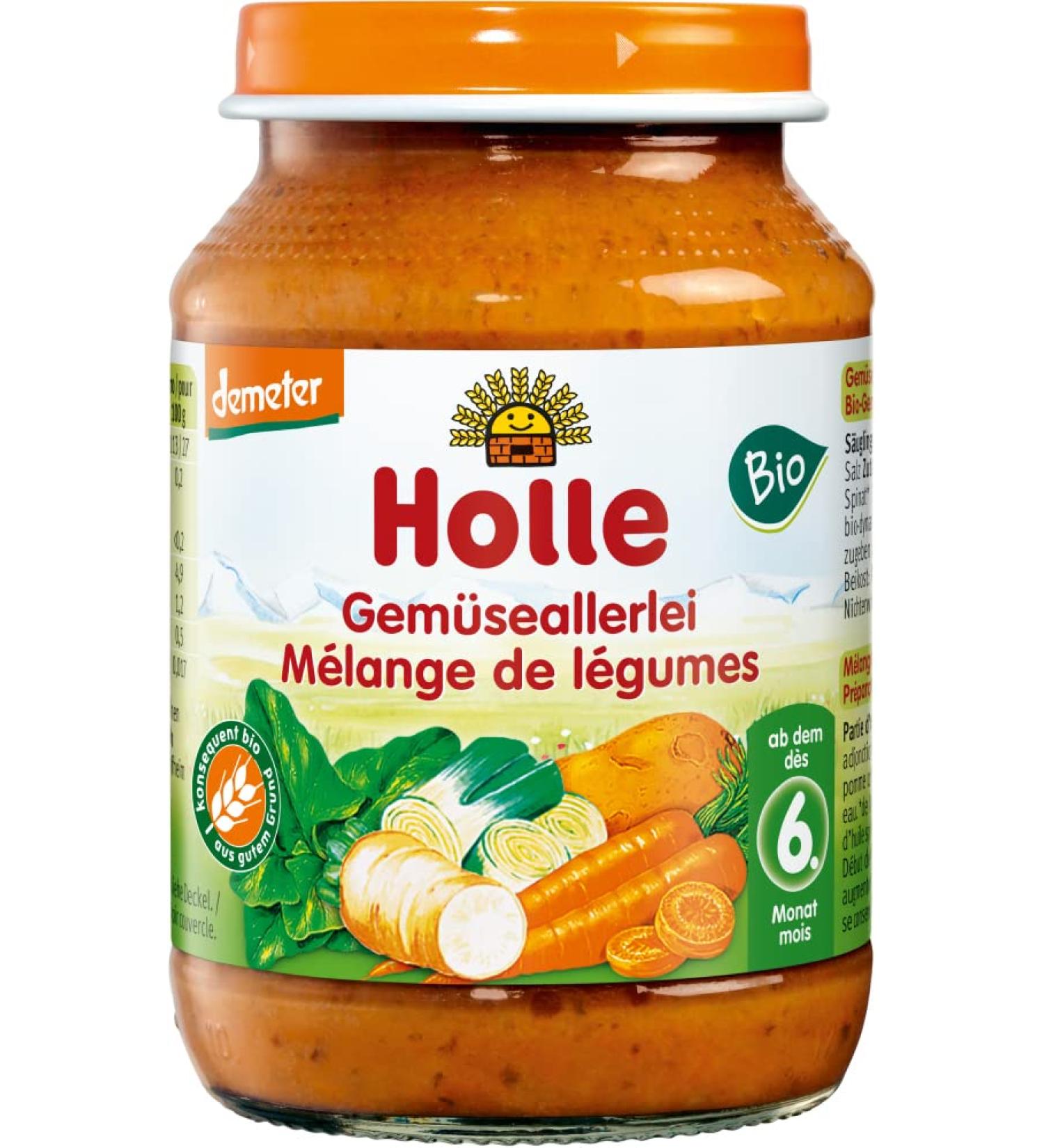 Holle Organic vegetable all sorts (2 x 190 g) 2 x 190 gr