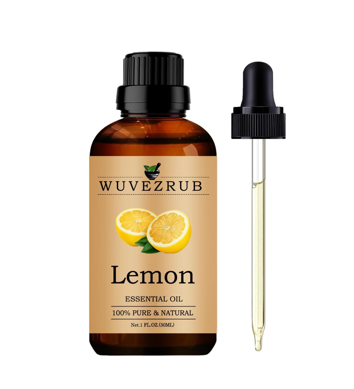 Organic Lemon Essential Oil 30ML - 100% Pure & Natural for Aromatherapy Diffuser - Buy Online on GoSupps.com