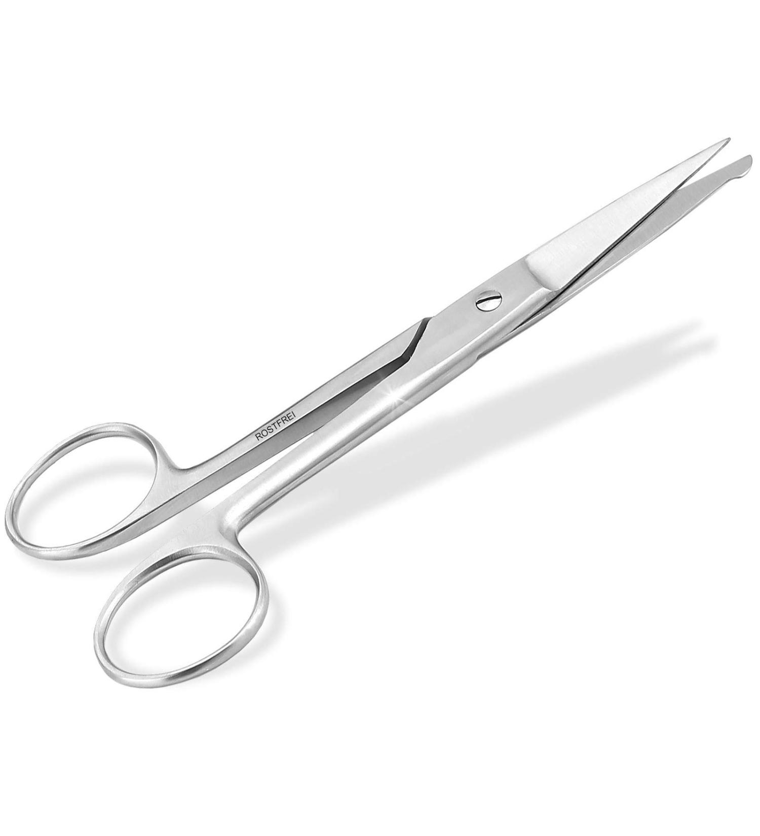 15 cm Stainless Steel Bandage Scissors - Sharp Durable & Ideal for Medical Use - International Shipping Available - Buy Online on GoSupps.com