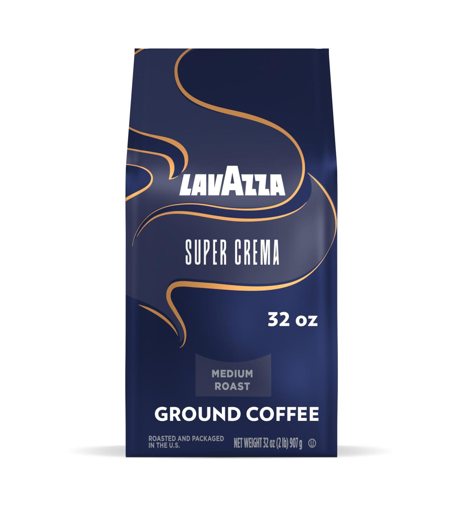 Lavazza Caf moulu Super Crema Medium Roast Arabica et Robusta sachet de 907 2 g (1 pi ce) - Buy Online on GoSupps.com