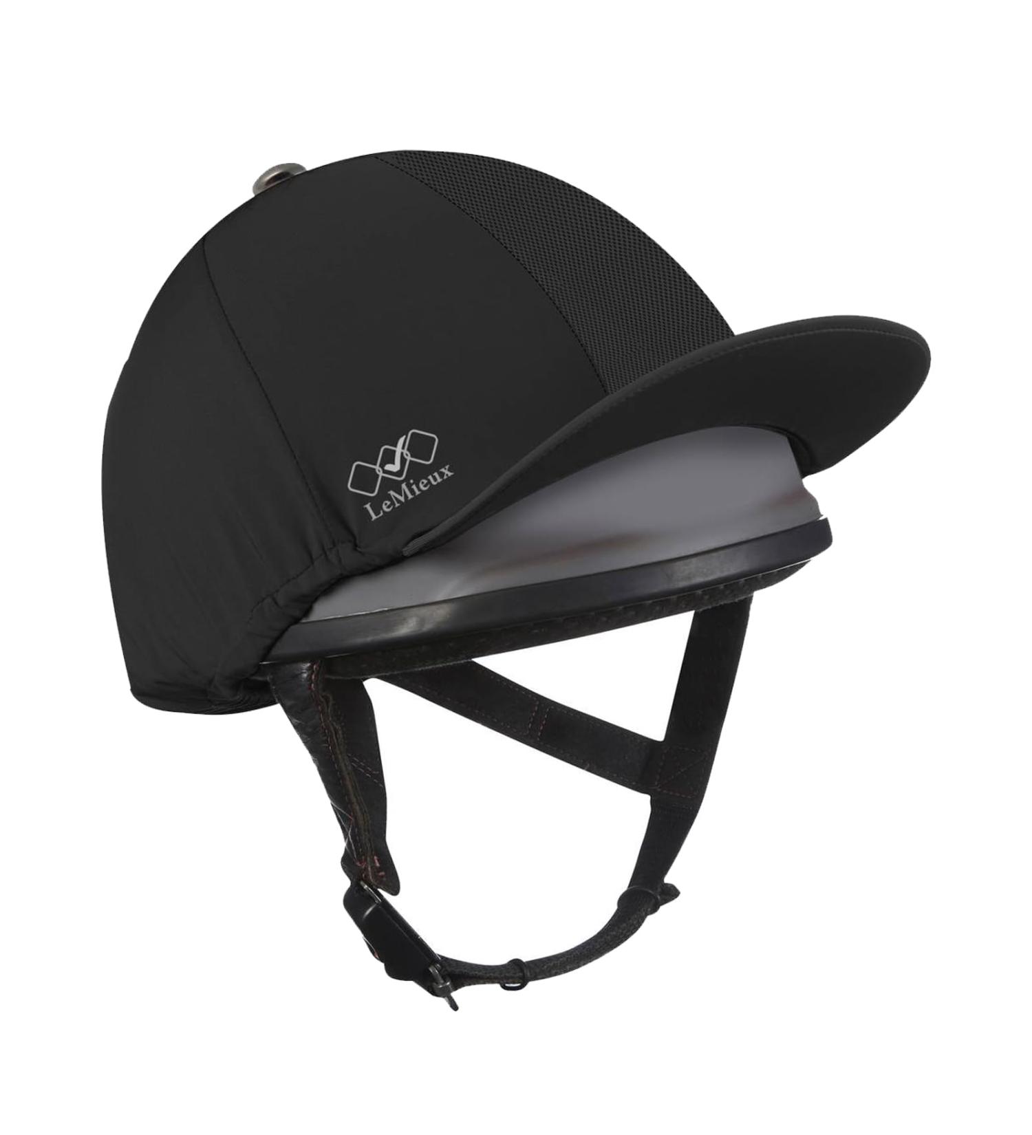 LeMieux Unisex Pro Mesh Hat Silk - Breathable Headwear with 4 Way Stretch Fabric - Snug & Secure Fit - One Size Black - Buy Online on GoSupps.com