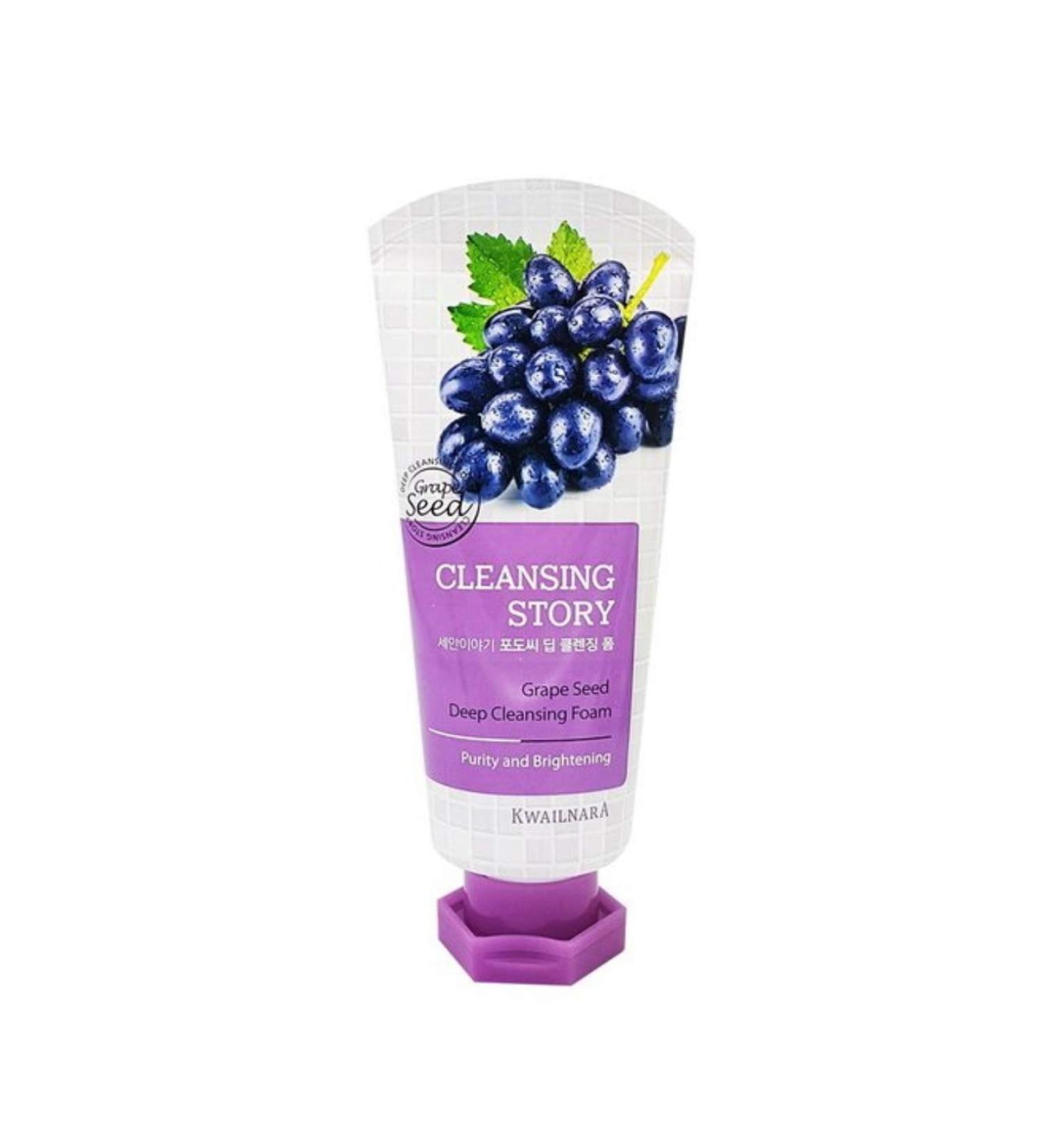 Kwailnara Cleansing Story Grape Seed Deep Cleansing Foam Cleanser 120ml