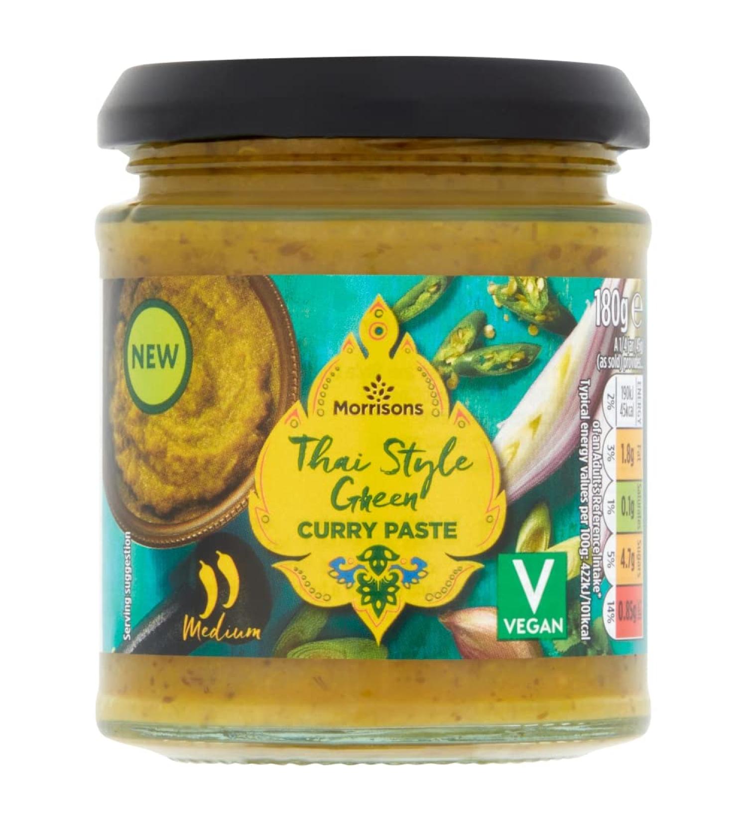 Morrisons Thai Style Green Curry Paste 180g