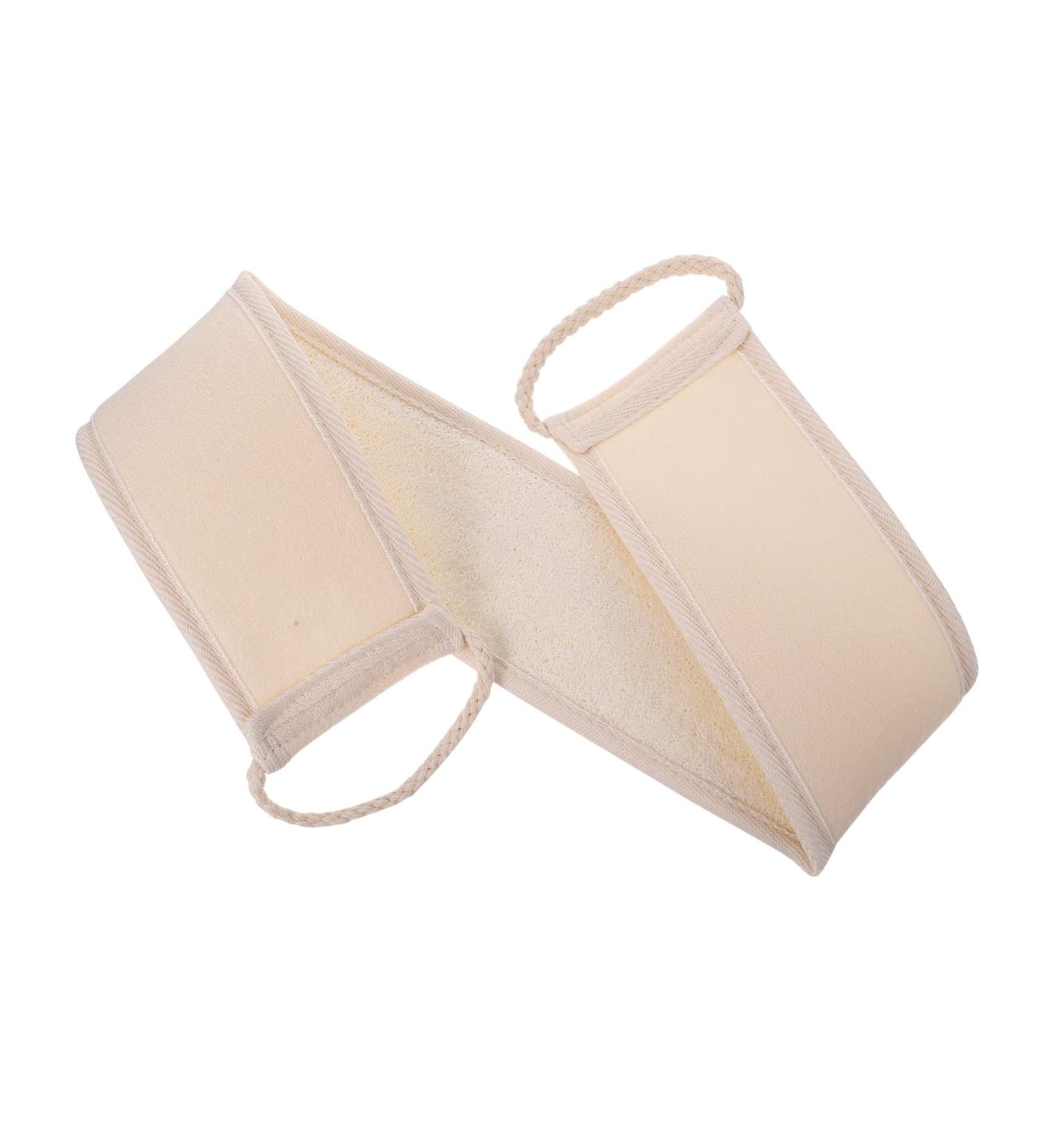 Shop Mikinona Luffa Bath Towel Scrubber | Exfoliating Sponge Pad for Spa Quality Cleanse | International Shipping Available - Buy Online on GoSupps.com