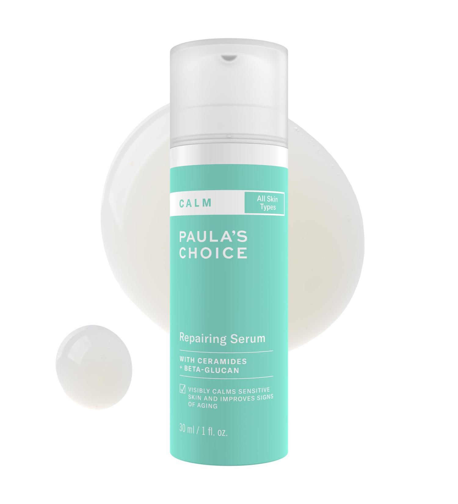 Paula s Choice CALM Repairing Serum for Sensitive Skin Calms + Soothes Redness Lightweight Hydration with Hyaluronic Acid for All Skin Types 1 Fl Oz - Buy Online on GoSupps.com