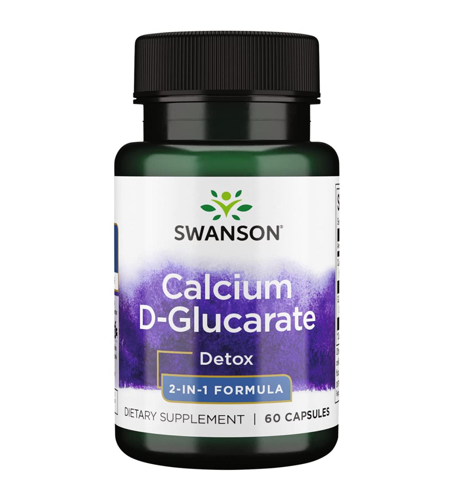 Swanson Calcium D-Glucarate 250mg Capsules - 60 Count - Buy Online on GoSupps.com