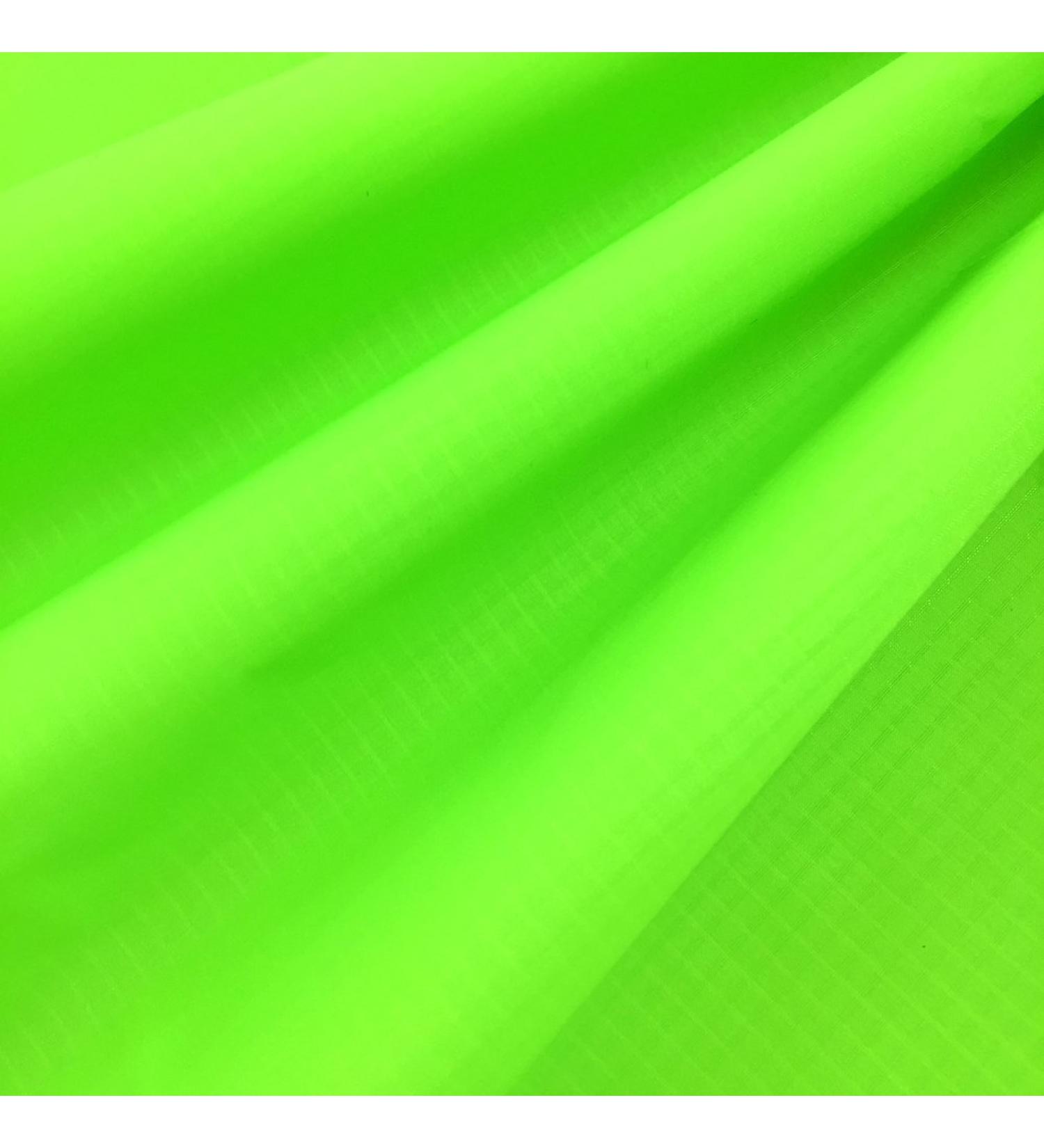 Emma Kites Fluorescent Green Ripstop Nylon Fabric 40D 1-Yard | Ultra-Light PU Coated Water Repellent Fluorescent Green Fabric | 60x36 Pre-Cut Piece - Buy Online on GoSupps.com