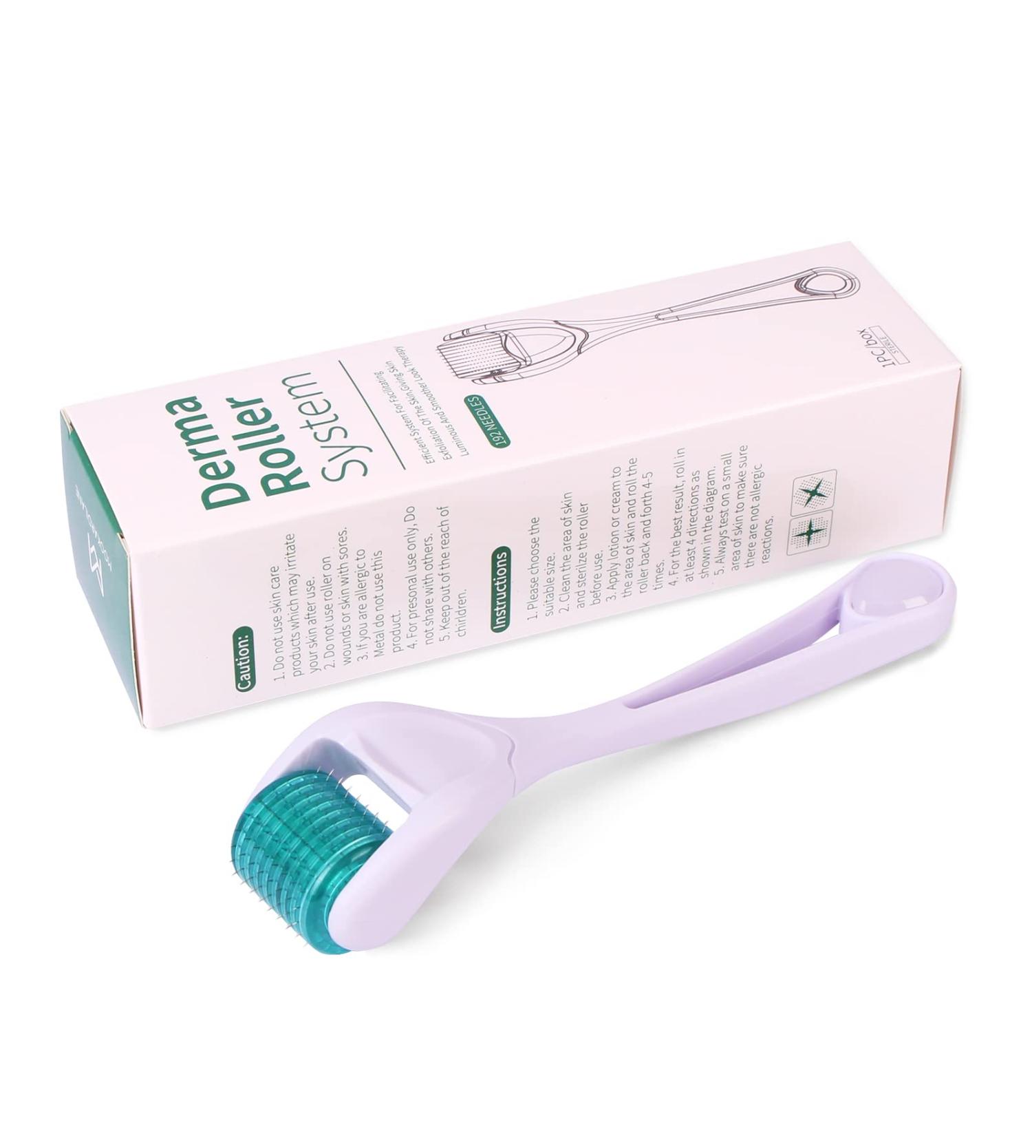 MOOKARDILANE 192 Real Needle Derma Roller Stainless Steel Microneedling Roller - 1.50mm - Buy Online on GoSupps.com