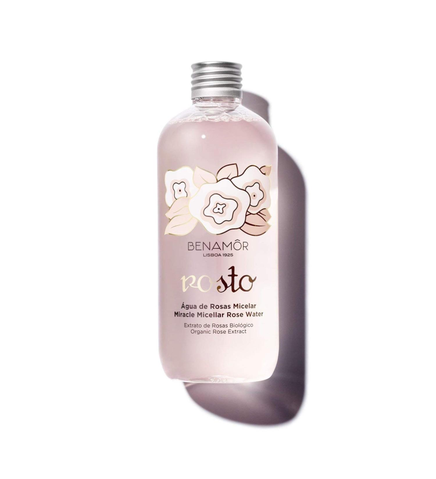 BENAM R Benam r - Micellar Rose Water - Rosto Collection - Gentle Makeup Remover for Face and Lips - With Organic Rose Extract - Paraben-Free Vegan - 300ml Bottle