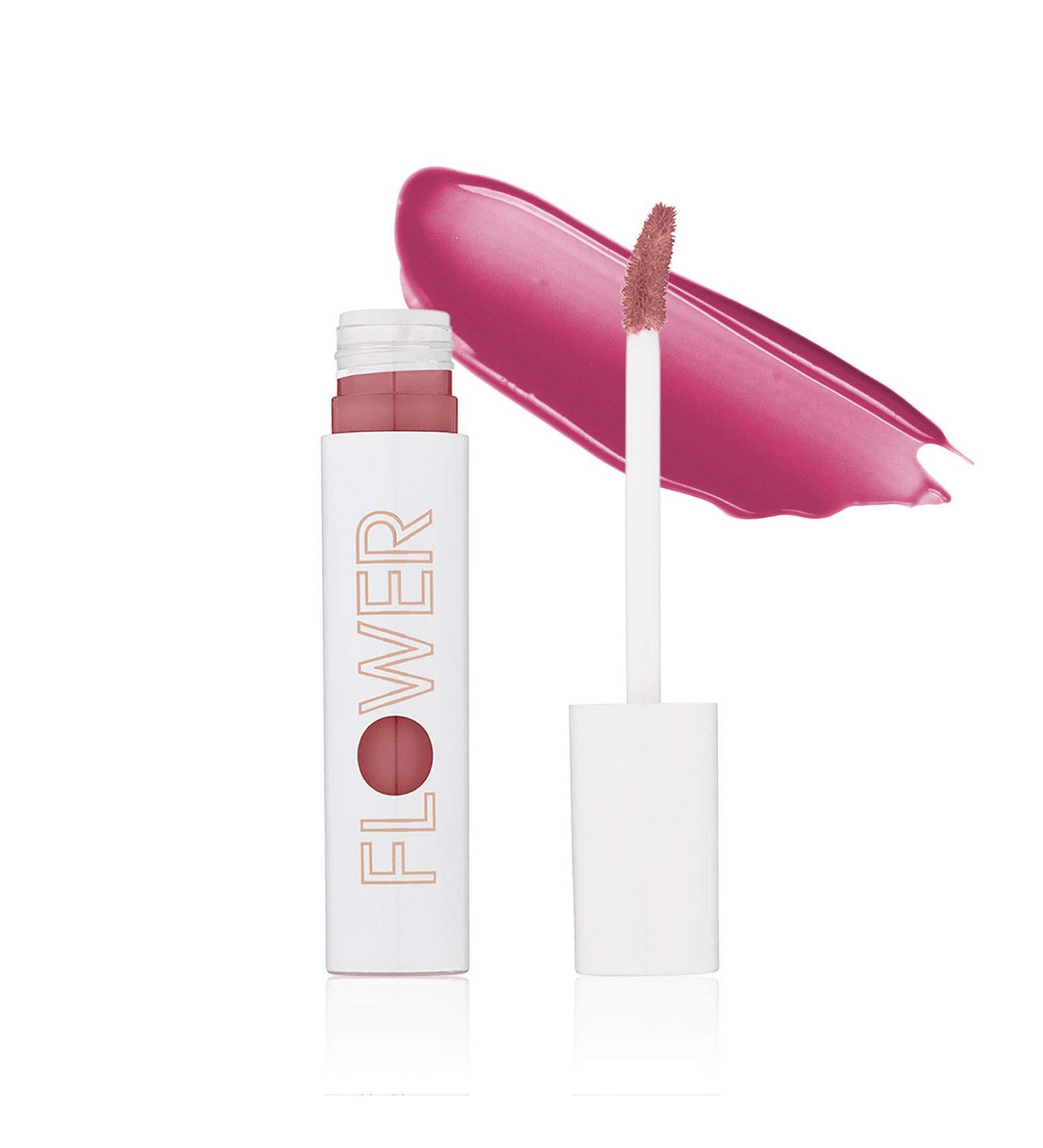 FLOWER BEAUTY Bitten Lip Stain - Vivid Long-Lasting Water-Based Lip Tint - Cruelty-Free Makeup (Play) - Buy Online on GoSupps.com