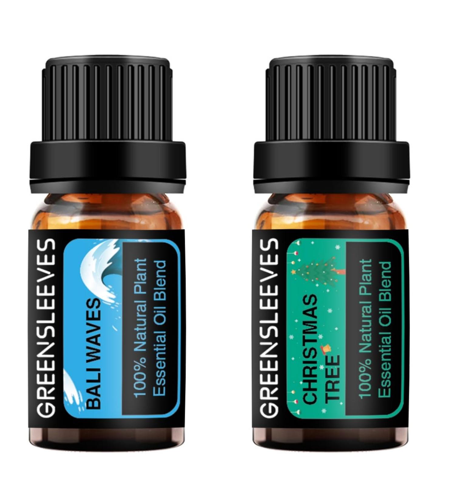 GREENSLEEVES Essential Oil - 10ml (Bali Waves+Christmas Tree)