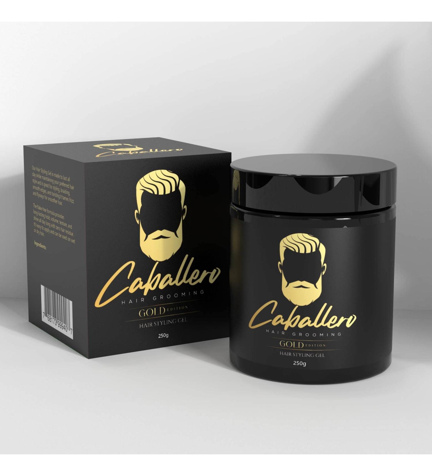 Buy Hair Styling Gel Gold Edition - Flake Free - 250g | Fast International Shipping | Strong Hold & Shine - Buy Online on GoSupps.com