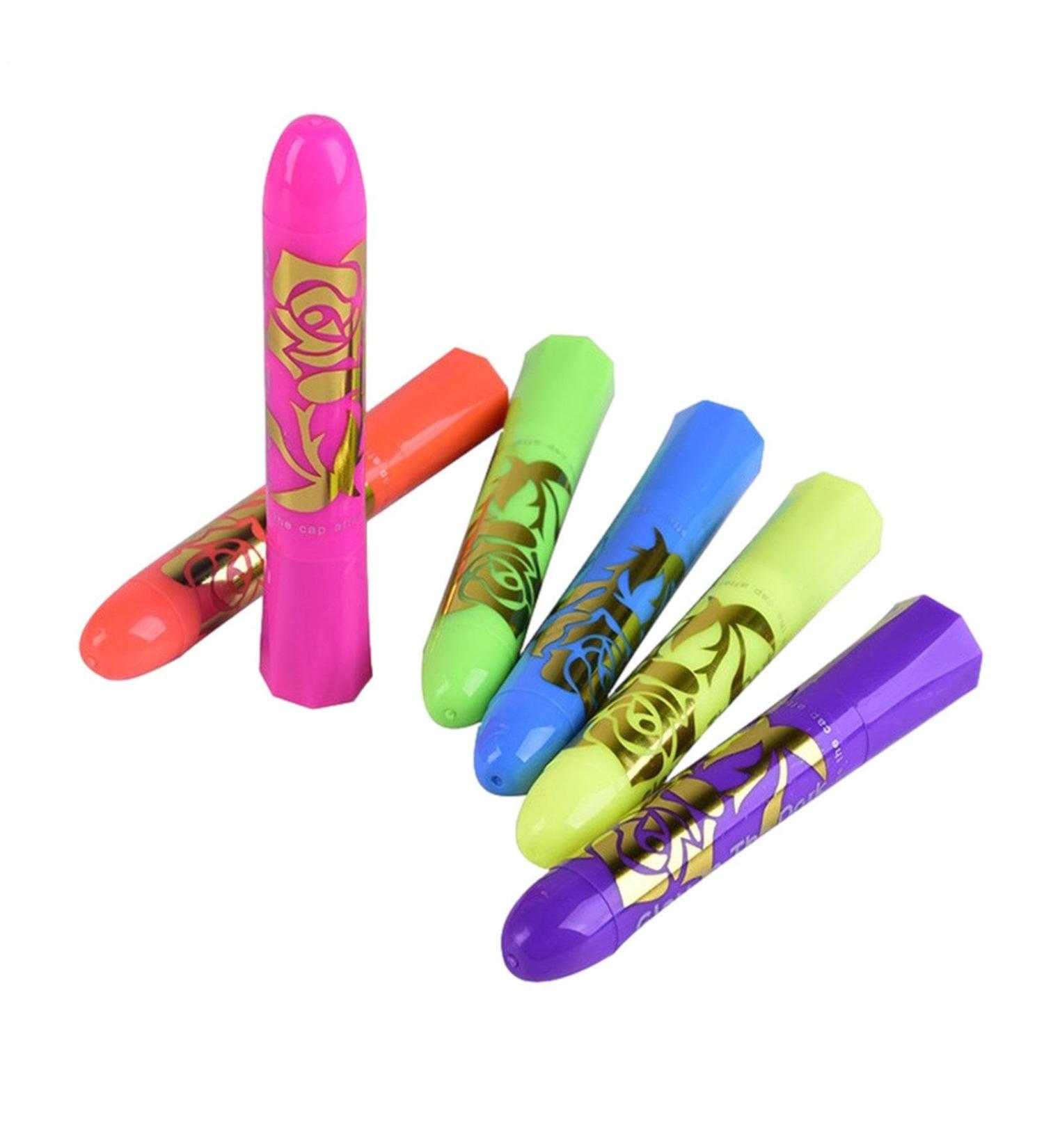  Quzente Neon Face Paint Washable and Safe Pencil for Party Makeup Halloween Birthday Club Outdoors Kids and Adults Masquerade Ball - Buy Online on GoSupps.com