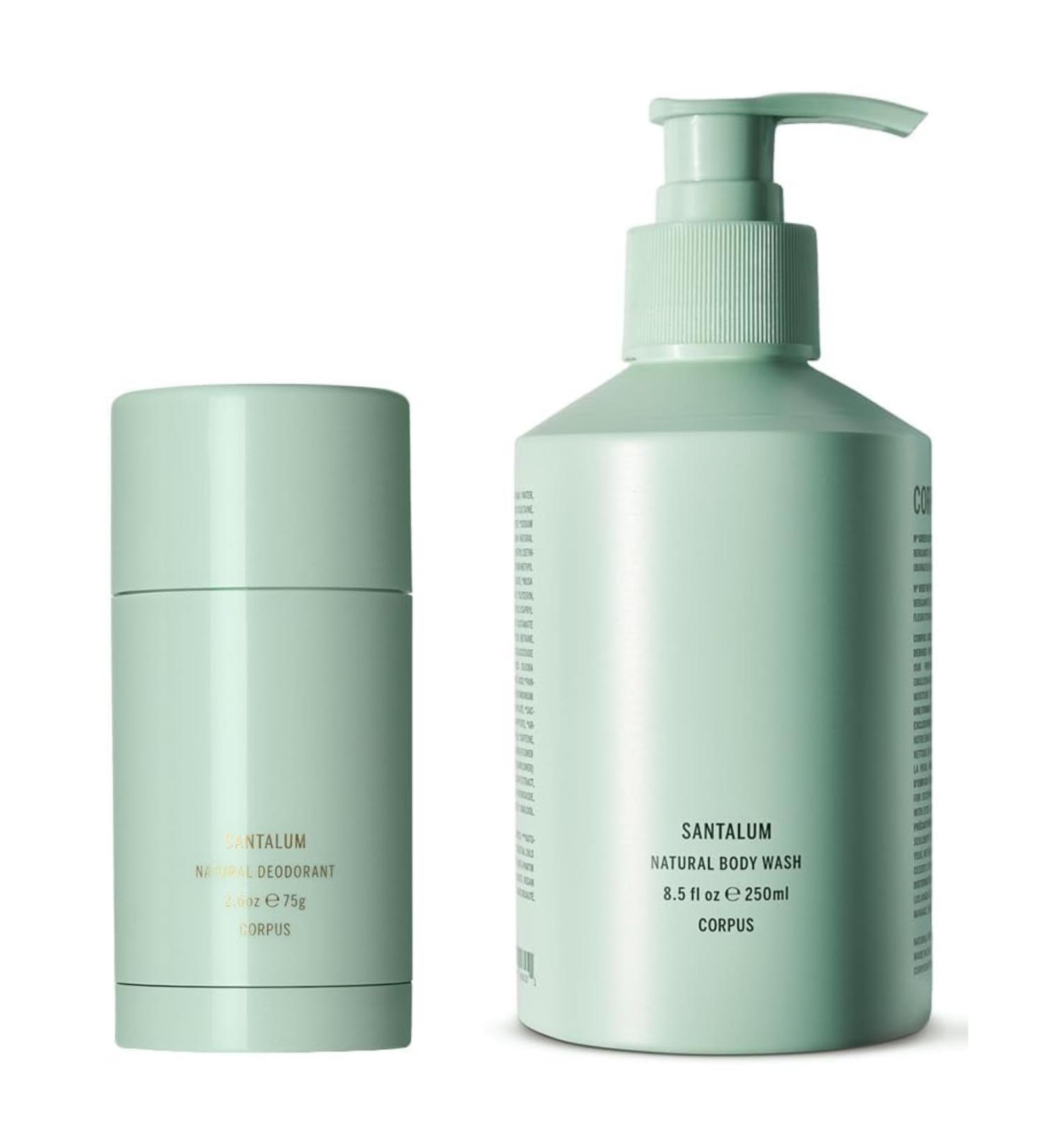 CORPUS Santalum Plant-Based Deodorant + Natural Body Wash BUNDLE | Vegan Cruelty-Free Non-Toxic Made In The USA - Buy Online on GoSupps.com