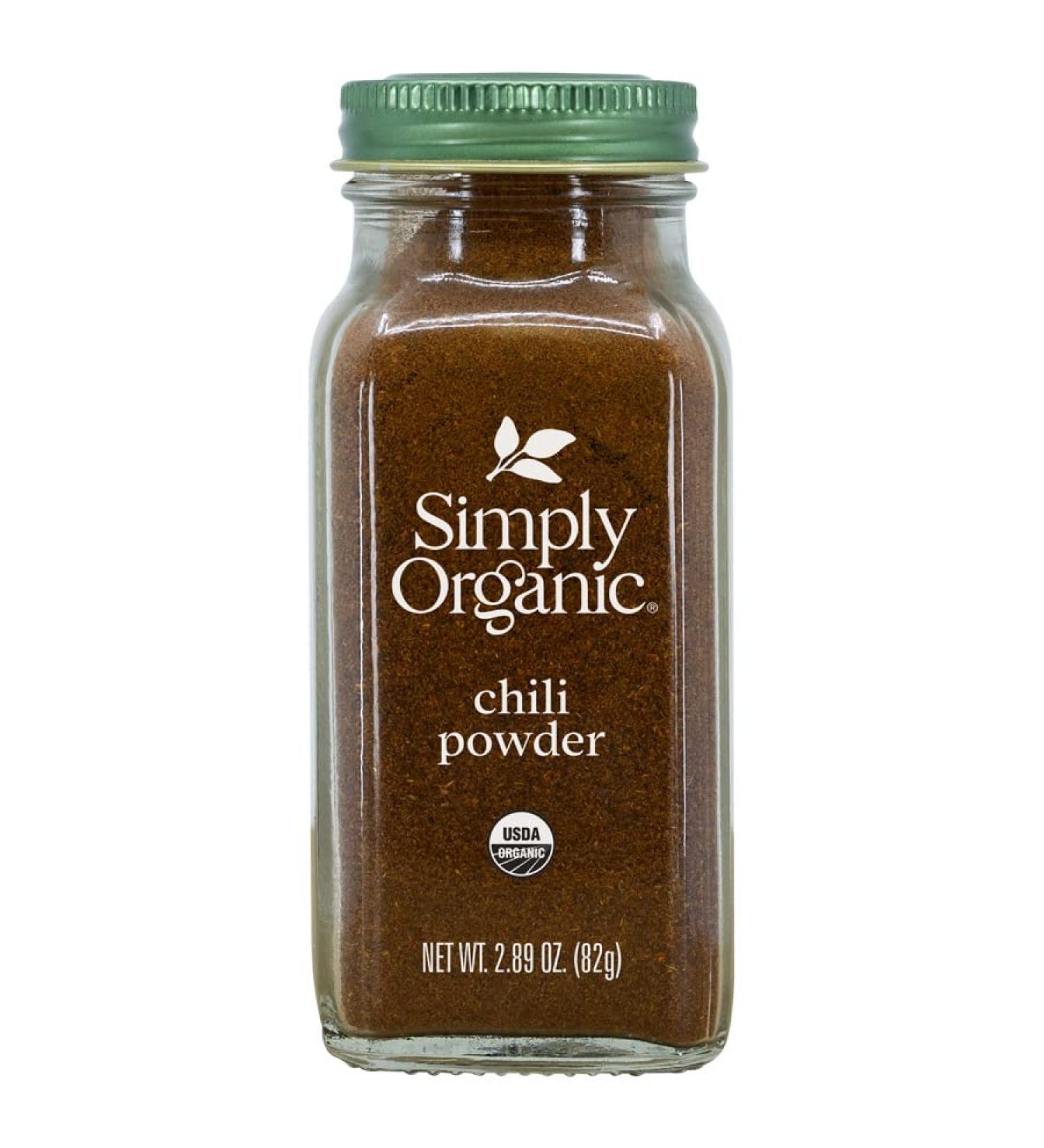 Simply Organic Chili Powder 2.89 oz (Pack of 3) | Certified Organic Blend - Buy Online on GoSupps.com
