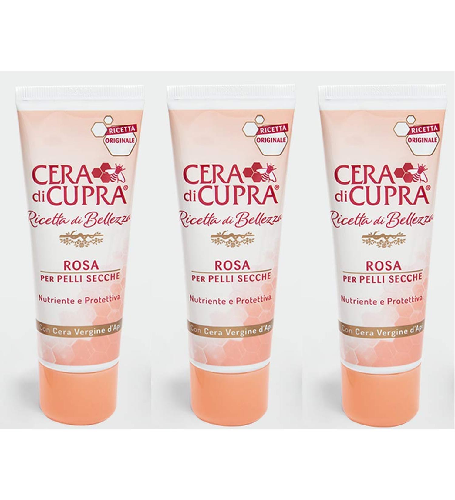 Pack of 3 Cera di Cupra rose 75 nl day creams for dry skin - Buy Online on GoSupps.com