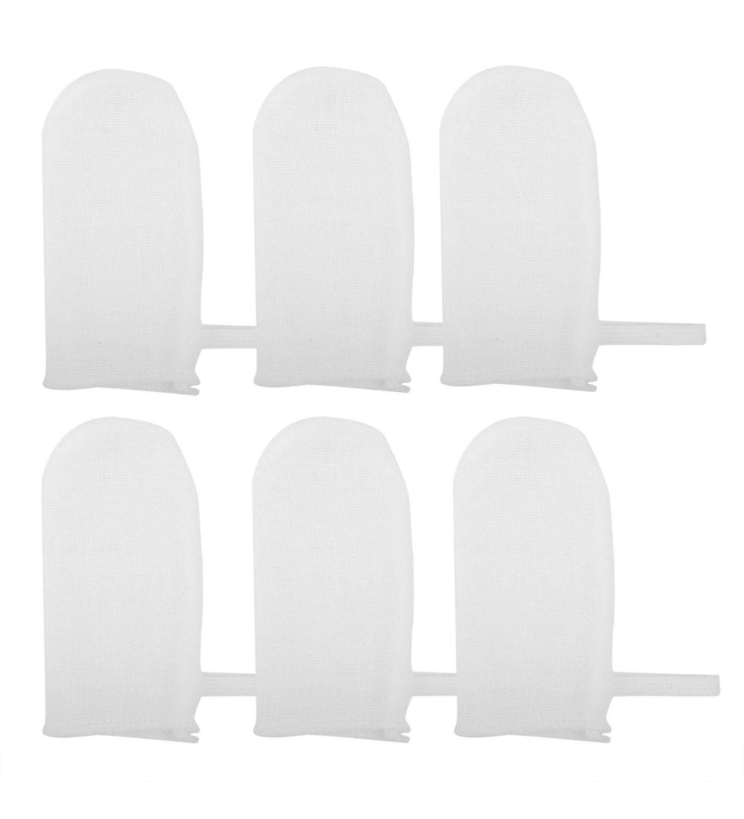 Garosa 6pcs Baby Teeth Cleaning Set - Cotton Gauze Finger Oral Hygiene for Milk Stain Removal - Buy Online on GoSupps.com