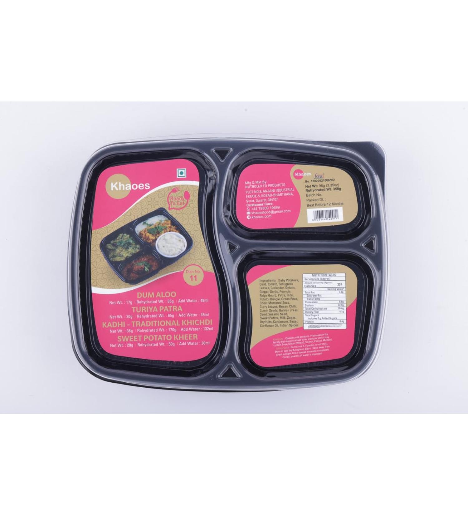 Khaoes Ready to Eat Dish 11 Instant Dish 11 with No Added Preservative and Colours (Item Weight : 95 gr Pack Of 1) - Buy Online on GoSupps.com