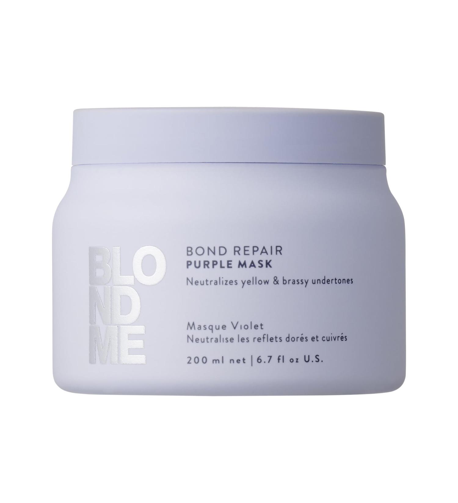 Schwarzkopf Professional BLONDME Bond Repair Purple Mask Masque Capillaire Neutraliser Sous Tons Jaunes Cheveux Color s claircis D color s Profond ment Nourrissant Et Renfor ant 200 ml - Buy Online on GoSupps.com